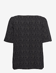Saint Tropez - FemmaSZ Blouse - t-shirt & tops - black odd dot - 1
