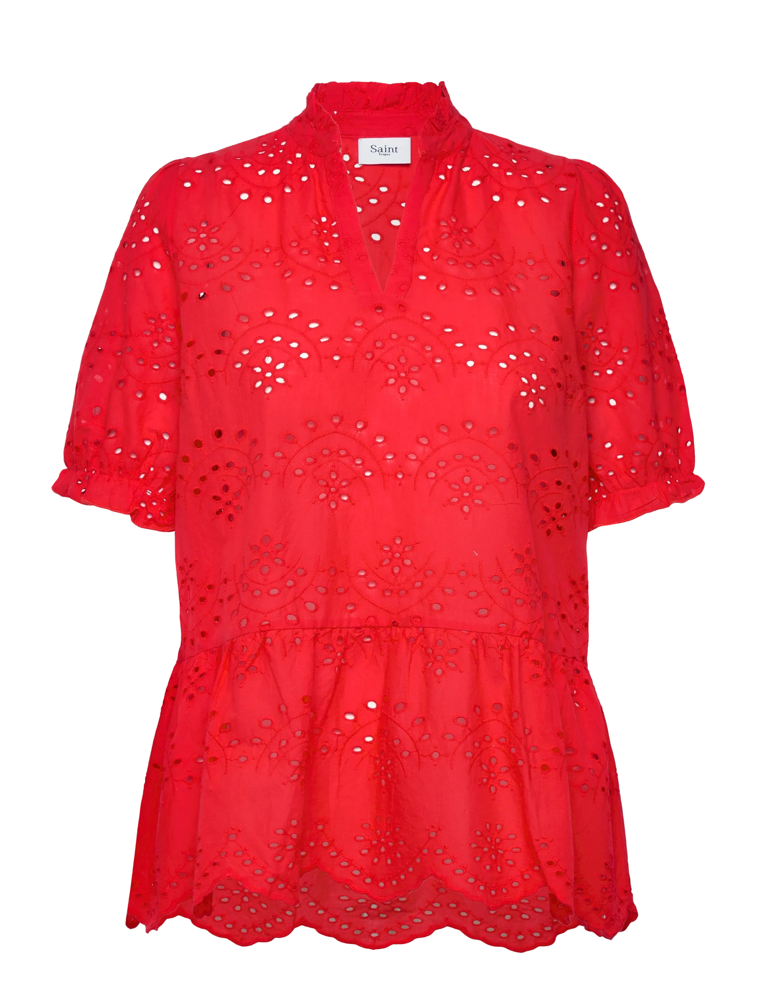 Saint Tropez GeleksaSZ Blouse - Bluser - FLAME SCARLET / red
