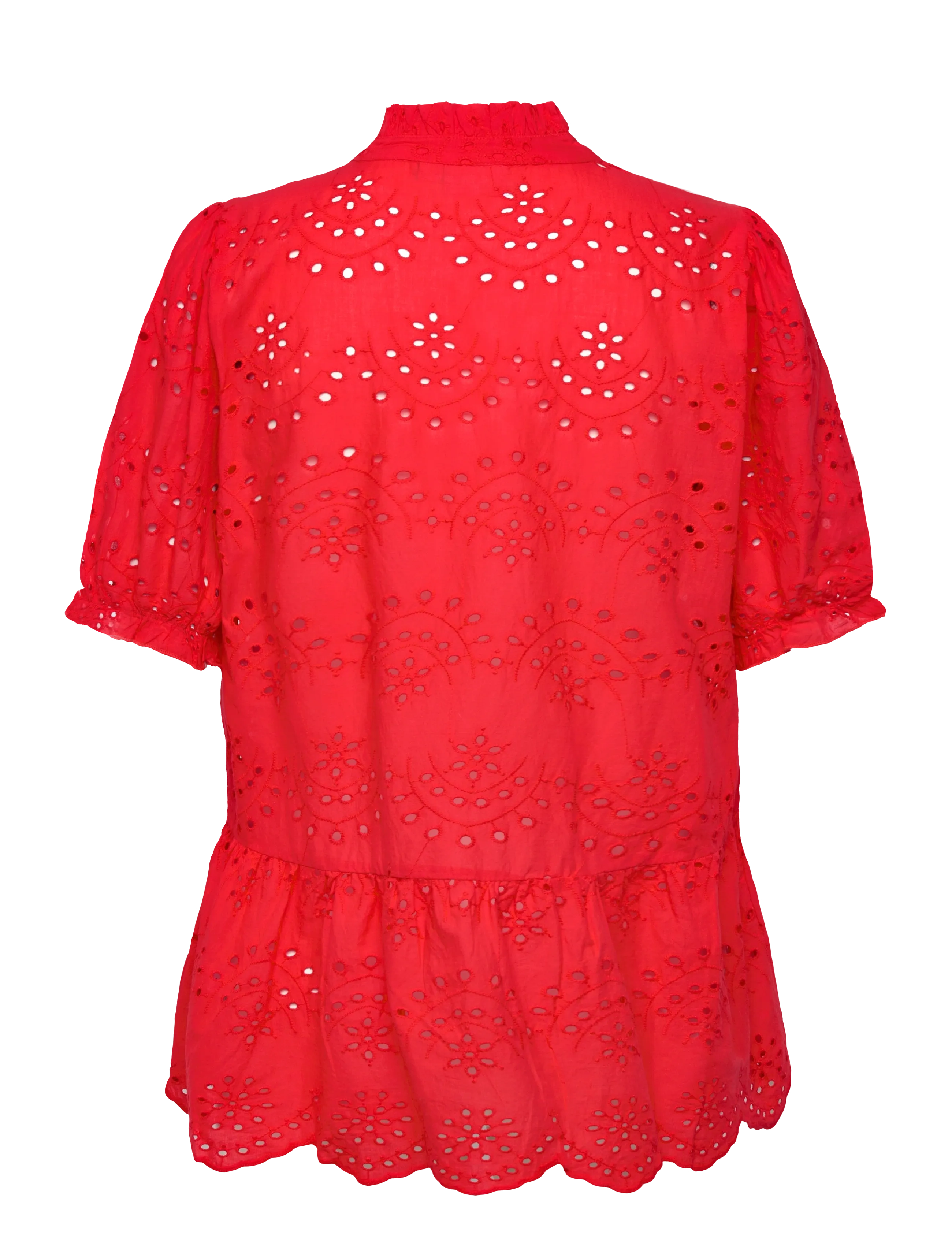 Saint Tropez - GeleksaSZ Blouse - kurzärmelige blusen - flame scarlet - 1