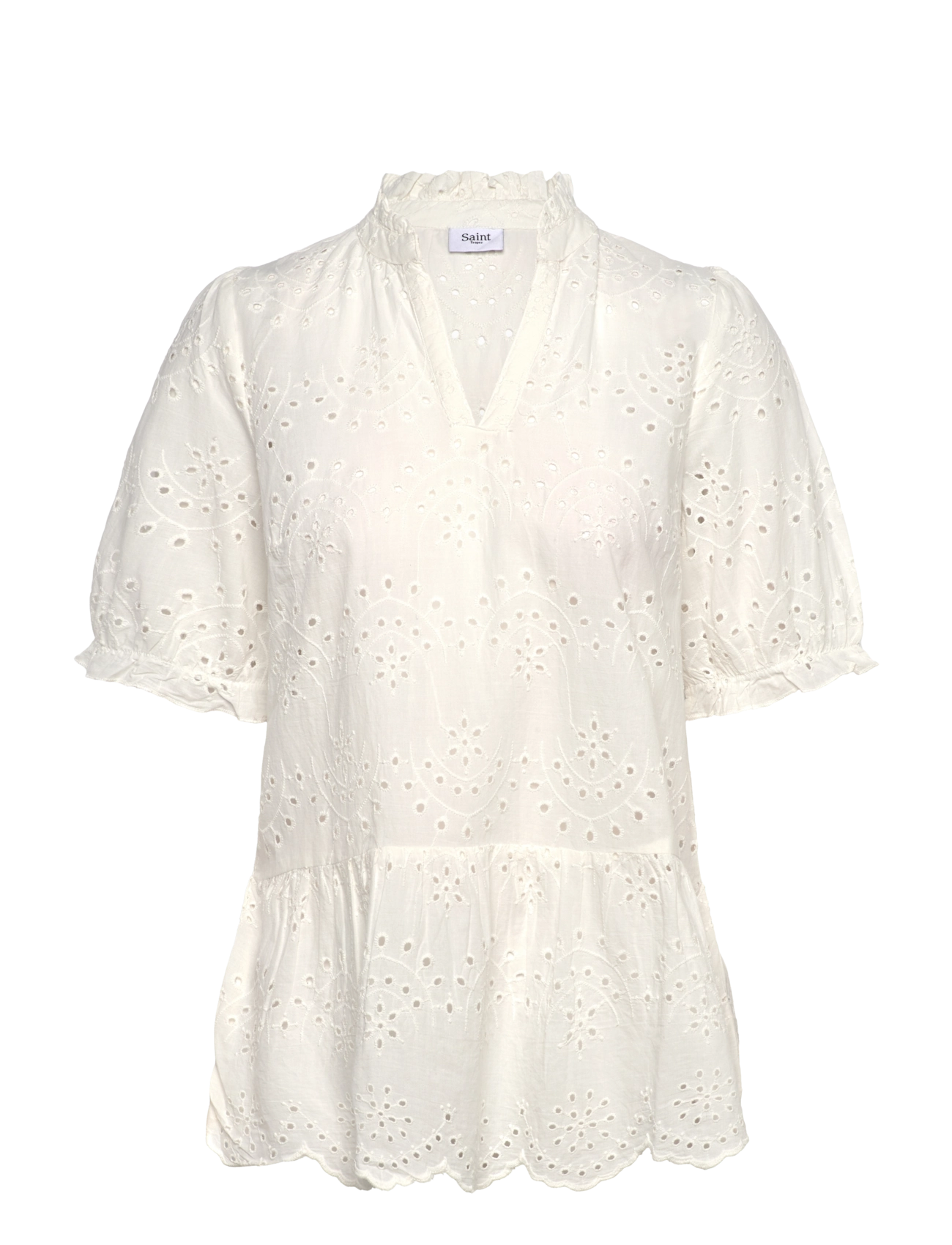 Saint Tropez GeleksaSZ Blouse - Kampagne - ICE / white
