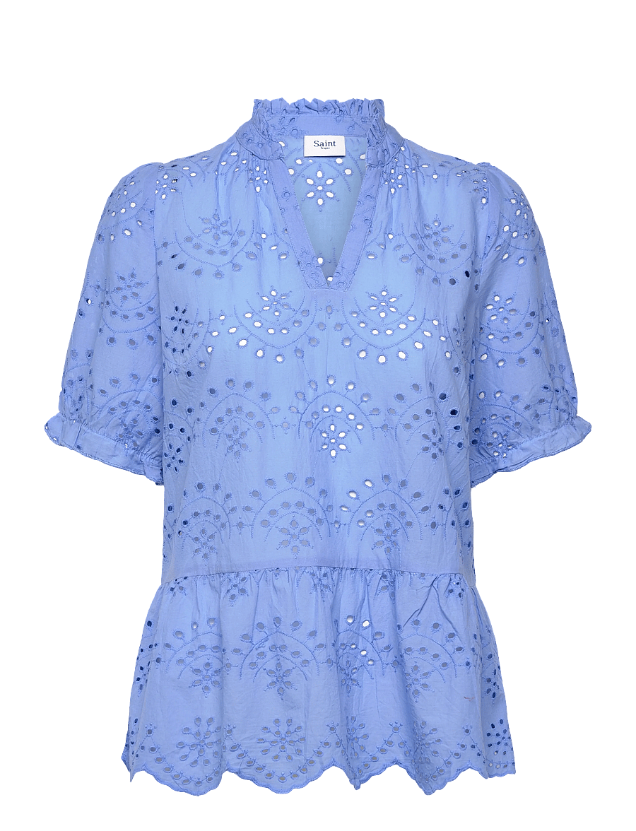 Saint Tropez - GeleksaSZ Blouse - kurzärmelige blusen - provence - 0