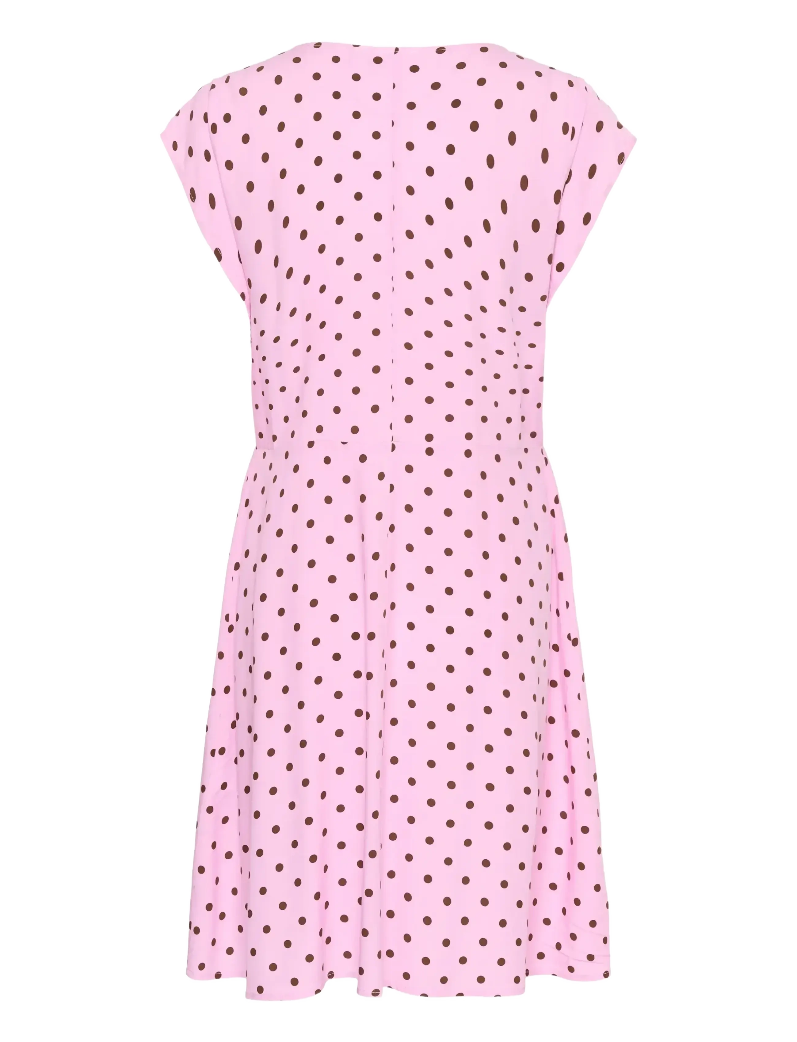 Saint Tropez - GislaSZ Dress - sommarklänningar - pink brown dot - 2