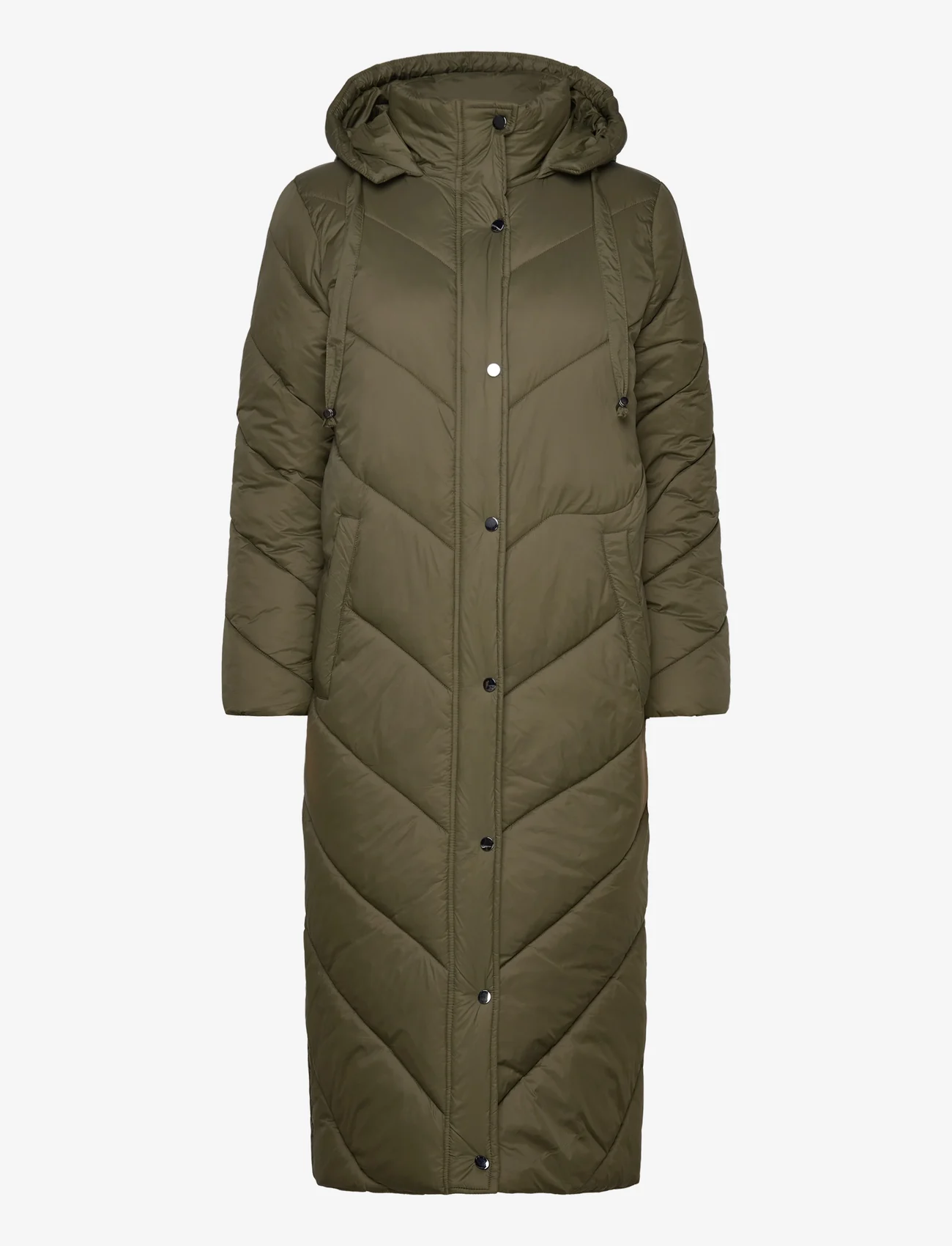 Saint Tropez - HayliSZ Long Jacket - winter jackets - army green - 0