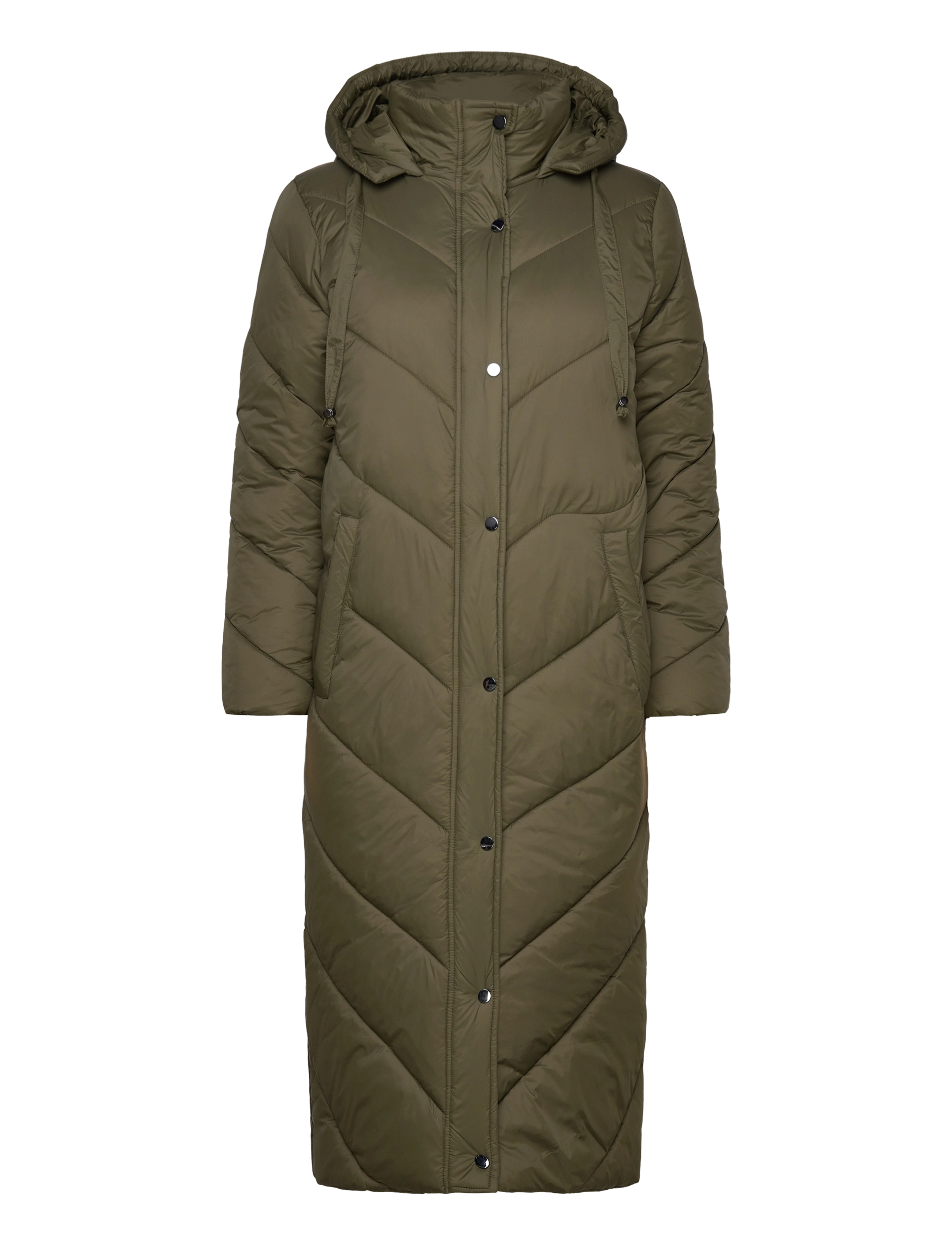 HayliSZ Long Jacket - ARMY GREEN