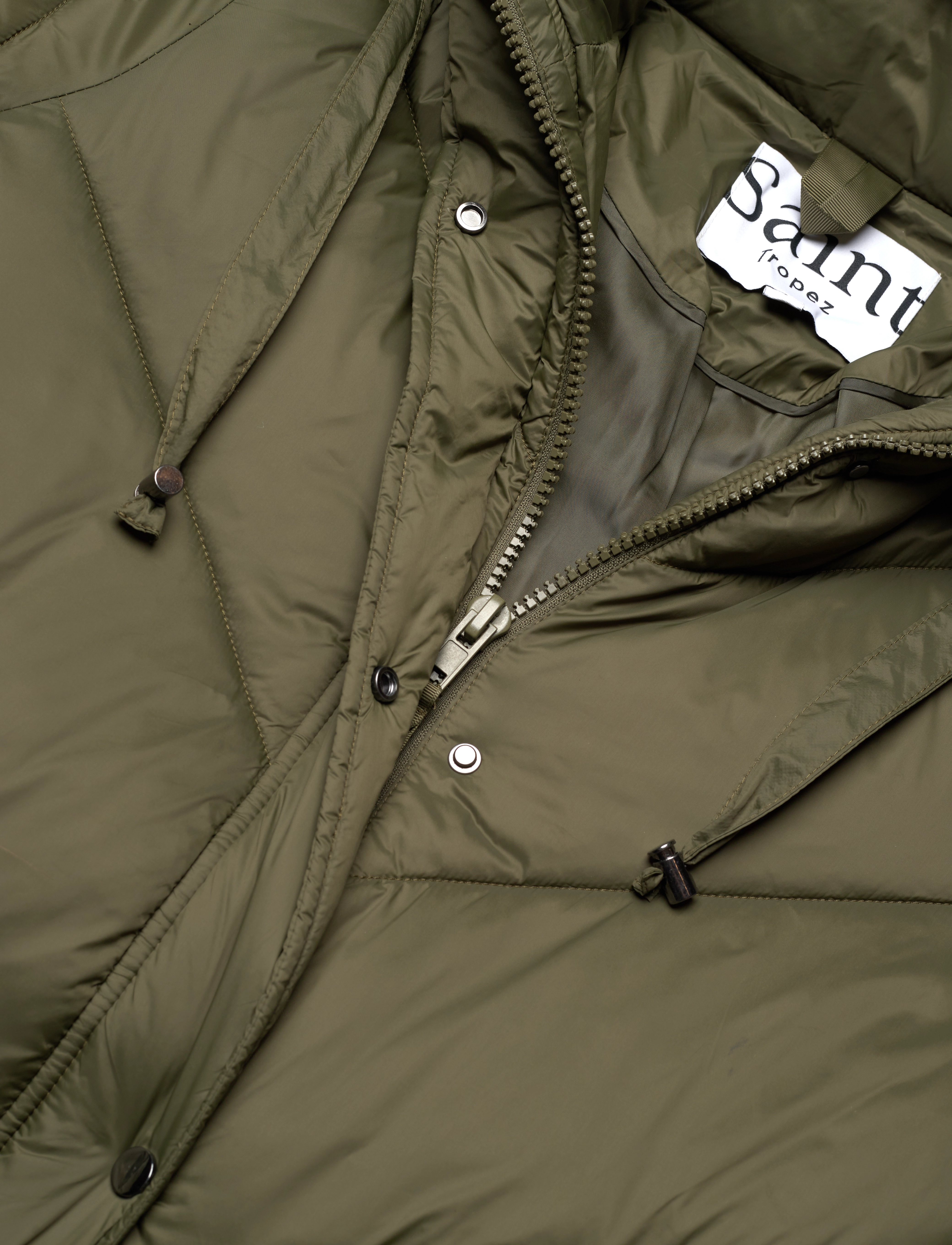 Saint Tropez - HayliSZ Long Jacket - gefütterte & daunenjacken - army green - 2