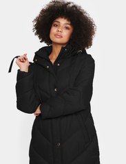 Saint Tropez - HayliSZ Long Jacket - winter jackets - black - 2