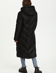 Saint Tropez - HayliSZ Long Jacket - Žieminės striukės - black - 4