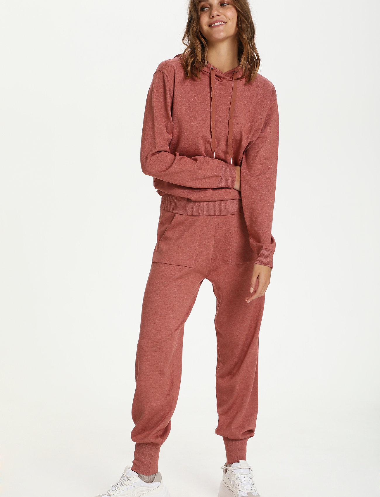 Saint Tropez - AdithaSZ Pants - brick dust melange - 3