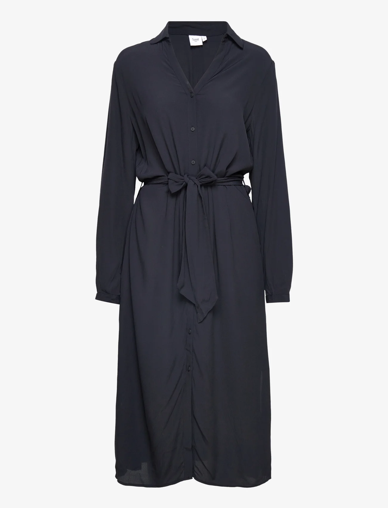 Saint Tropez - BlancaSZ LS Dress - skjortekjoler - black - 0