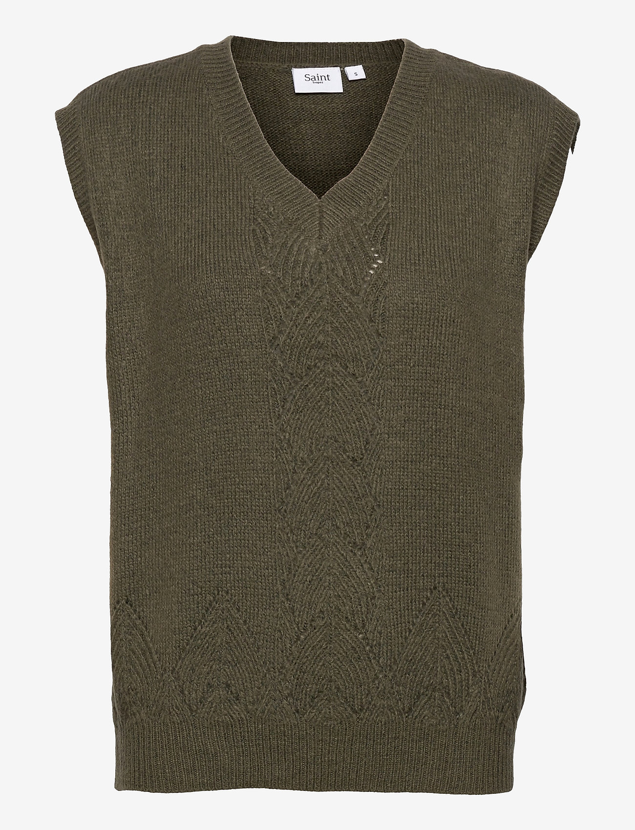 Saint Tropez - HelleSZ Vest - army green melange - 1
