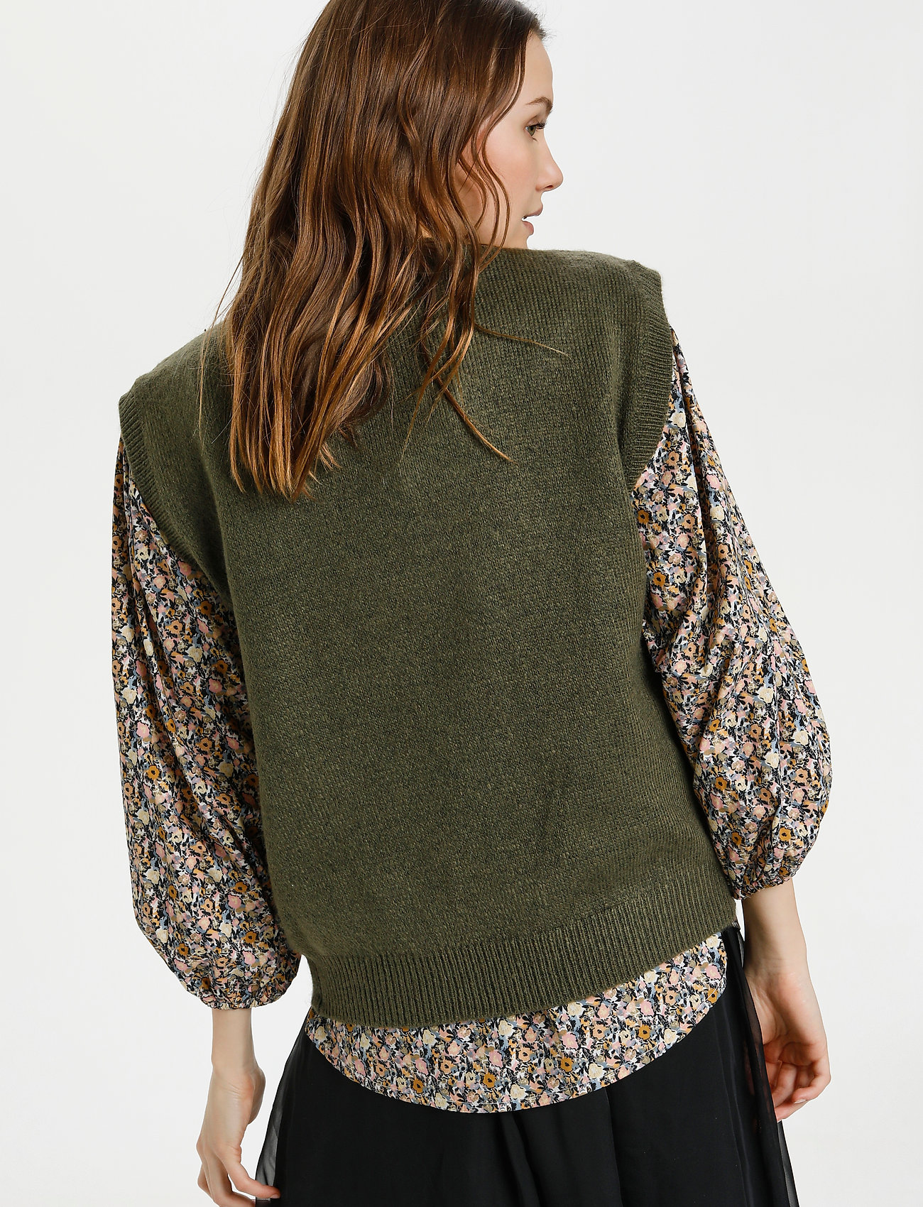 Saint Tropez - HelleSZ Vest - army green melange - 4