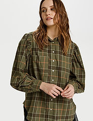 Saint Tropez - HubbaSZ Shirt - kvinder - army green - 2