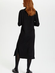 Saint Tropez - MilaSZ Roll Neck Long Dress - stickade klänningar - black - 6