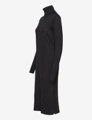 Saint Tropez - MilaSZ Roll Neck Long Dress - knitted dresses - black - 2