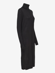 Saint Tropez - MilaSZ Roll Neck Long Dress - strikkjoler - black - 3