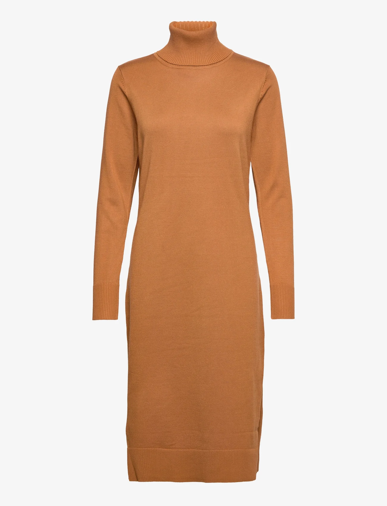 Saint Tropez - MilaSZ Roll Neck Long Dress - knitted dresses - cathay spice - 0