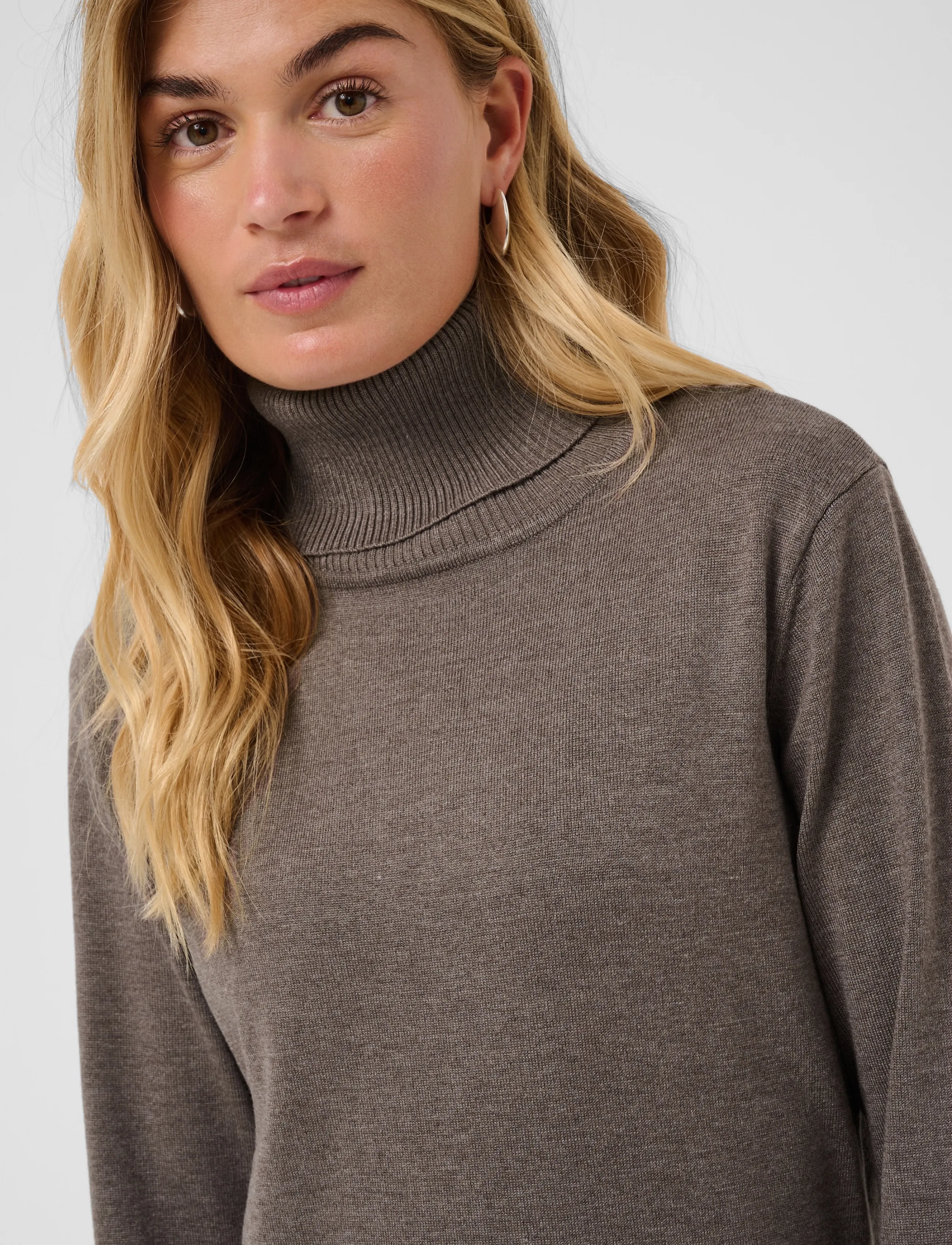SAINT TROPEZ Milasz Roll Neck Long Dress stickade klänningar dam – bild 5