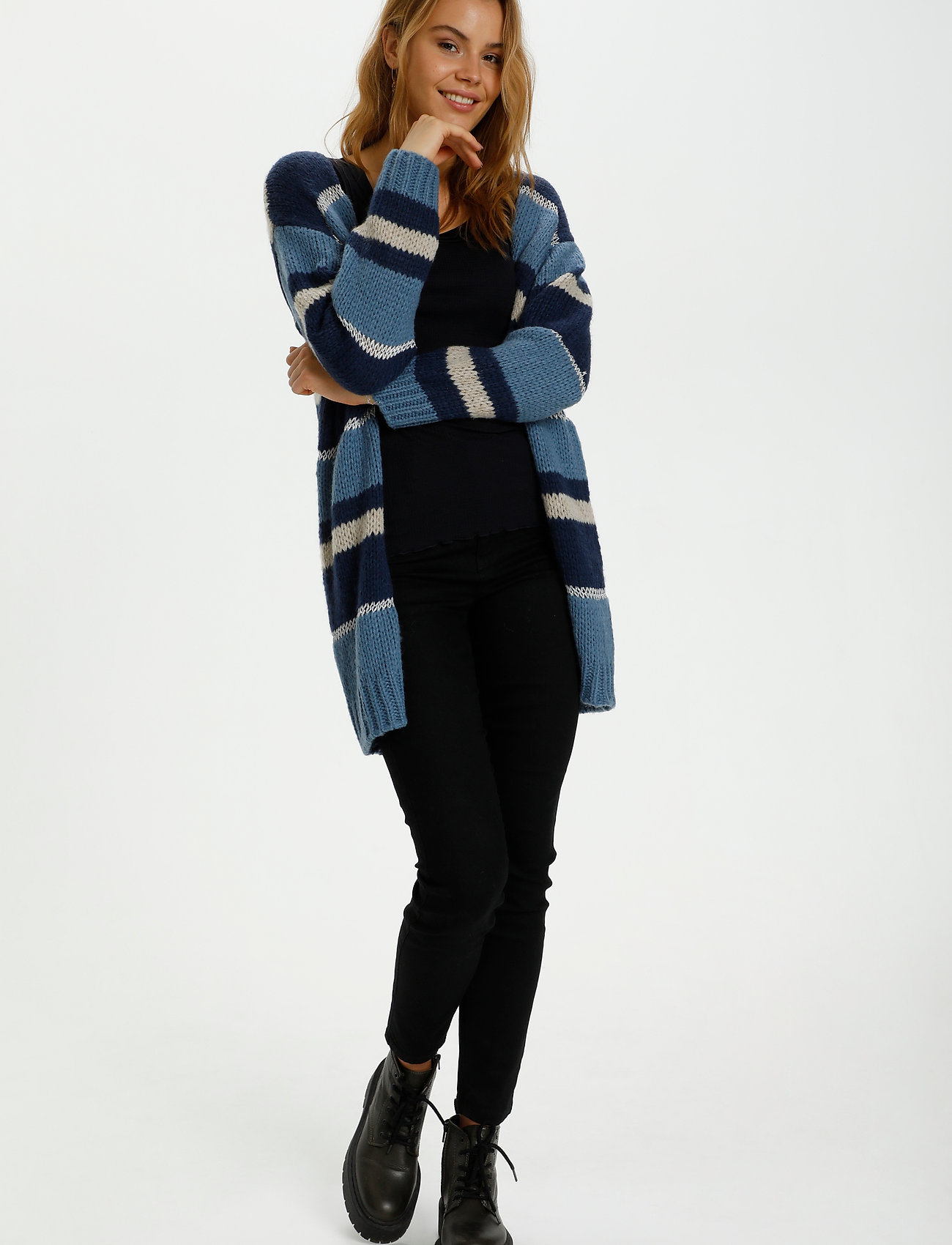 Saint Tropez - DapaiaSZ Long Cardigan - total eclipse - 3
