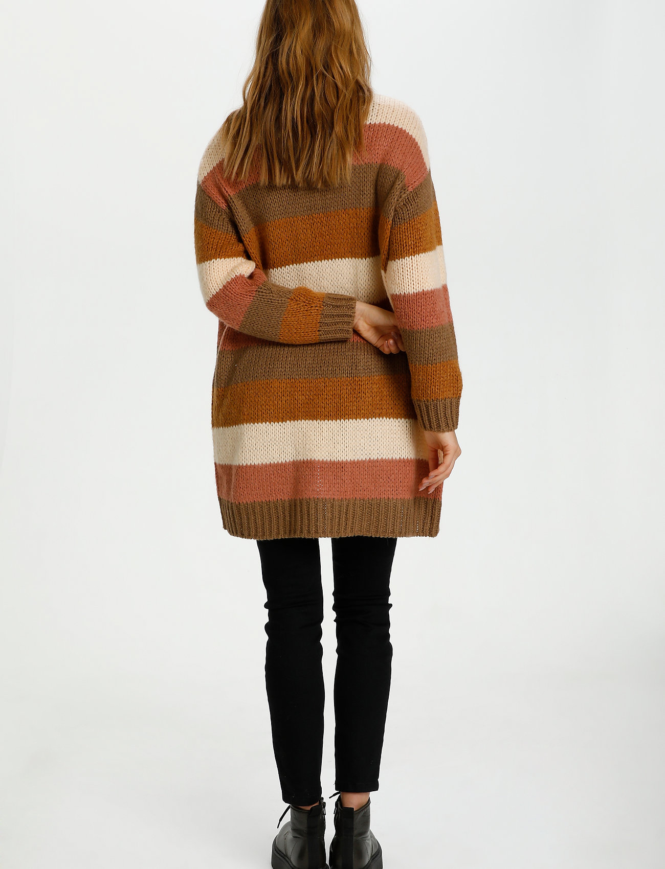 Saint Tropez - DuapaiaSZ Long Cardigan - brick dust - 4
