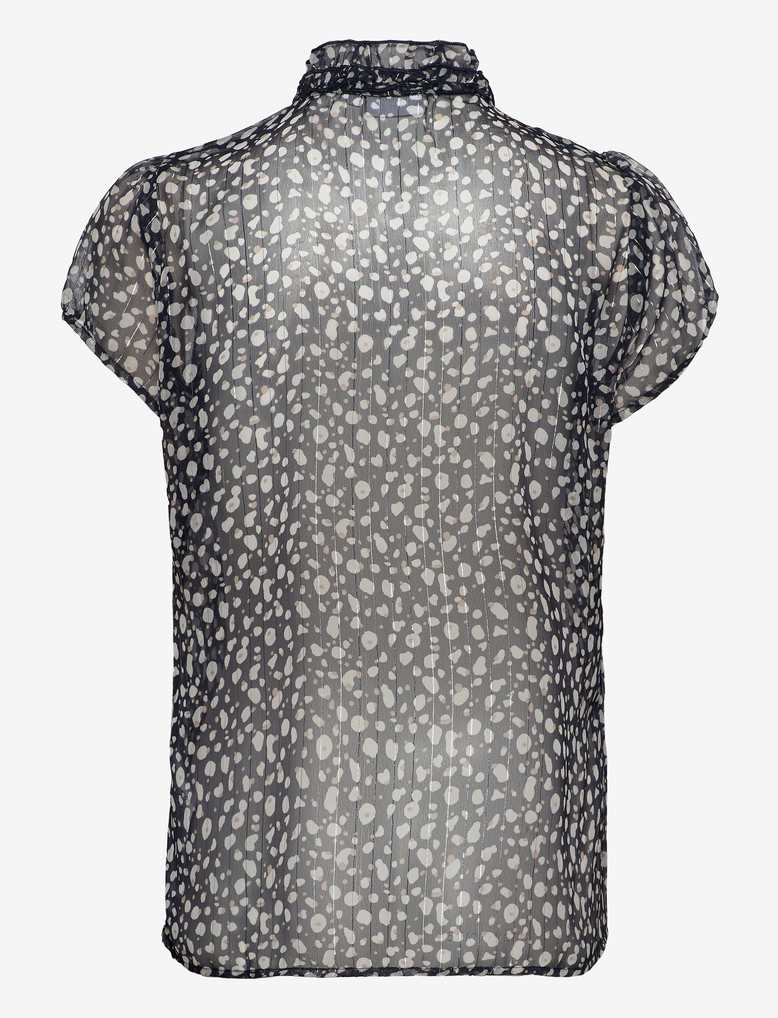 Saint Tropez - EdilSZ Lilly SS Shirt - blue deep cheetha - 2