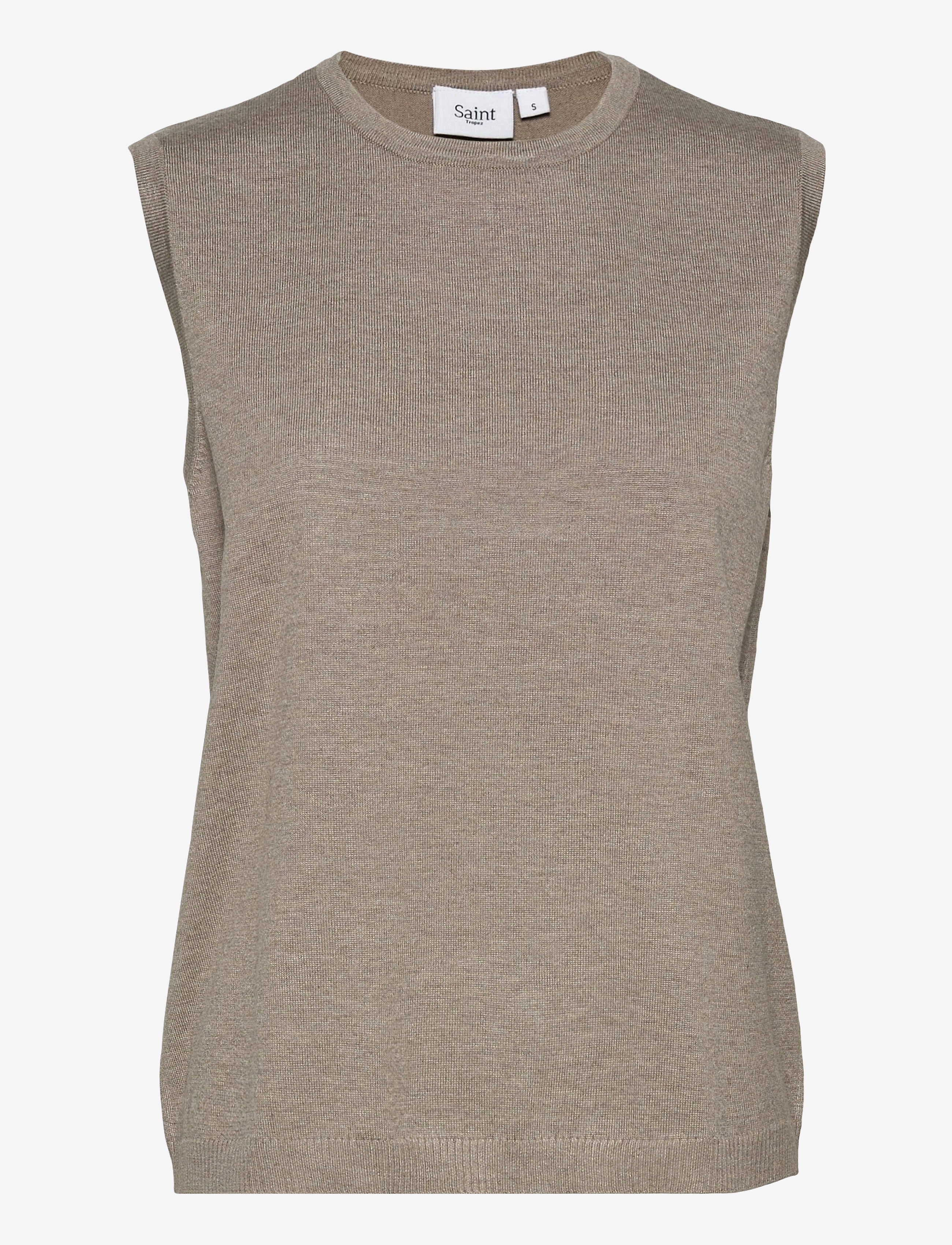 Saint Tropez MilaSZ Vest - Veste - ATMOS MELANGE / brown