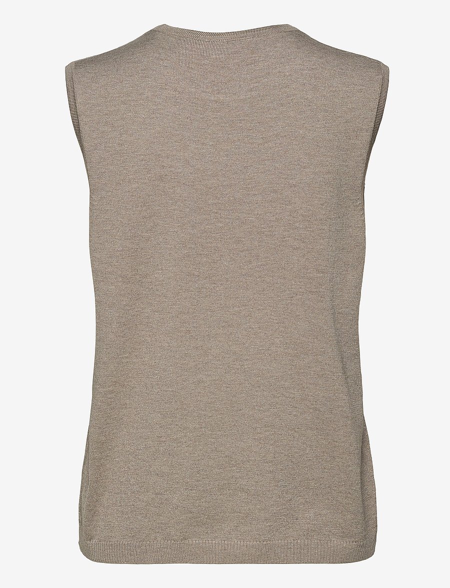 Saint Tropez - MilaSZ Vest - knitted vests - atmos melange - 2