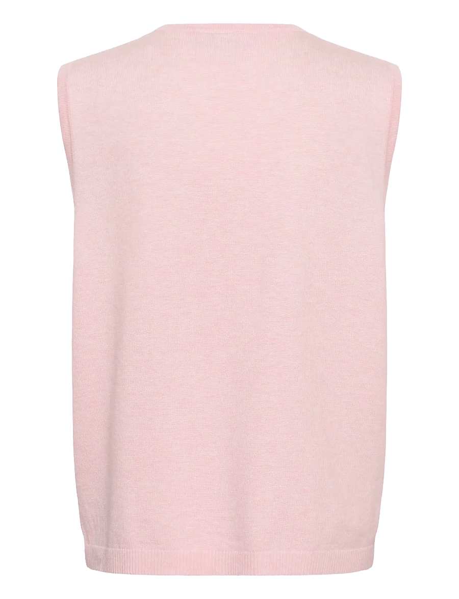 Saint Tropez - MilaSZ Vest - knitted vests - ballerina melange - 2