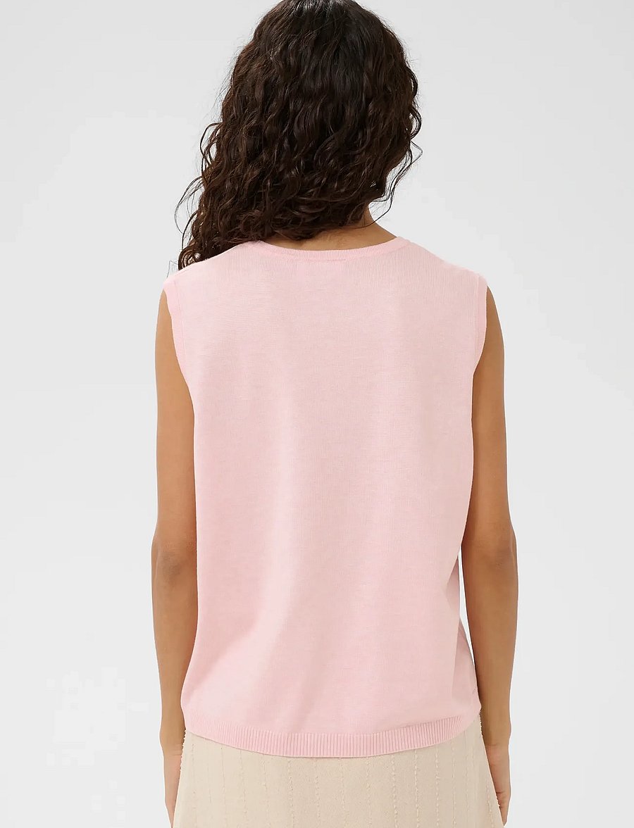 Saint Tropez - MilaSZ Vest - knitted vests - ballerina melange - 4