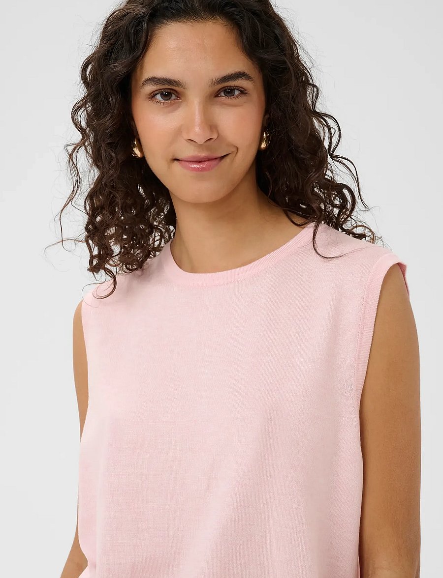Saint Tropez - MilaSZ Vest - knitted vests - ballerina melange - 5