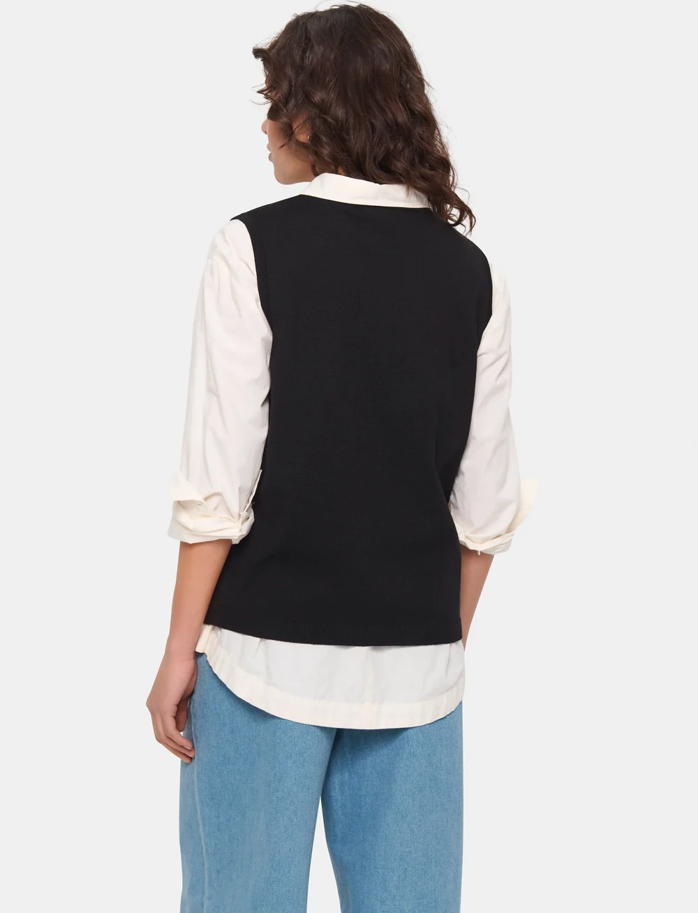 Saint Tropez - MilaSZ Vest - knitted vests - black - 4