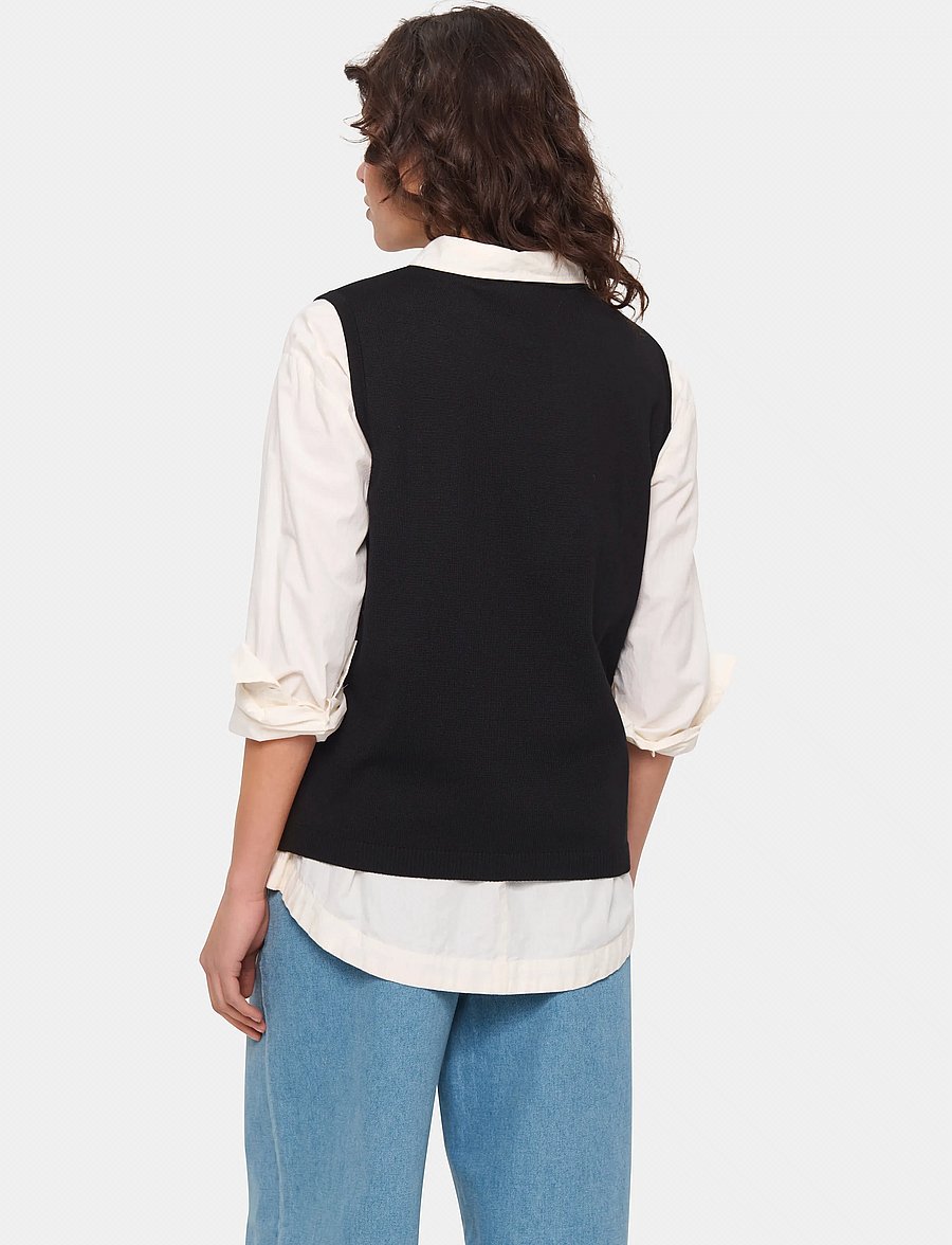 Saint Tropez - MilaSZ Vest - strikveste - black - 4