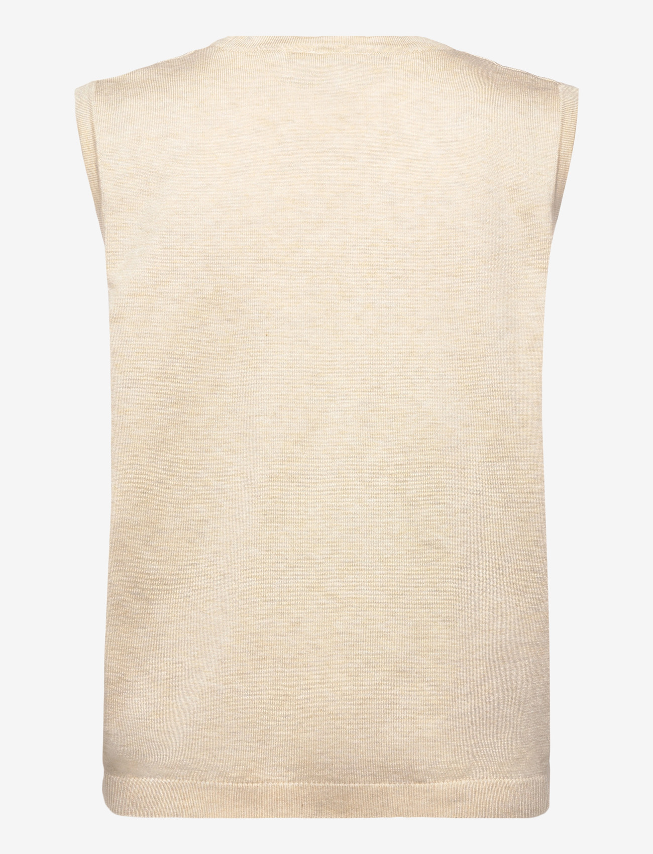 Saint Tropez - MilaSZ Vest - stickade västar - brown rice melange - 1