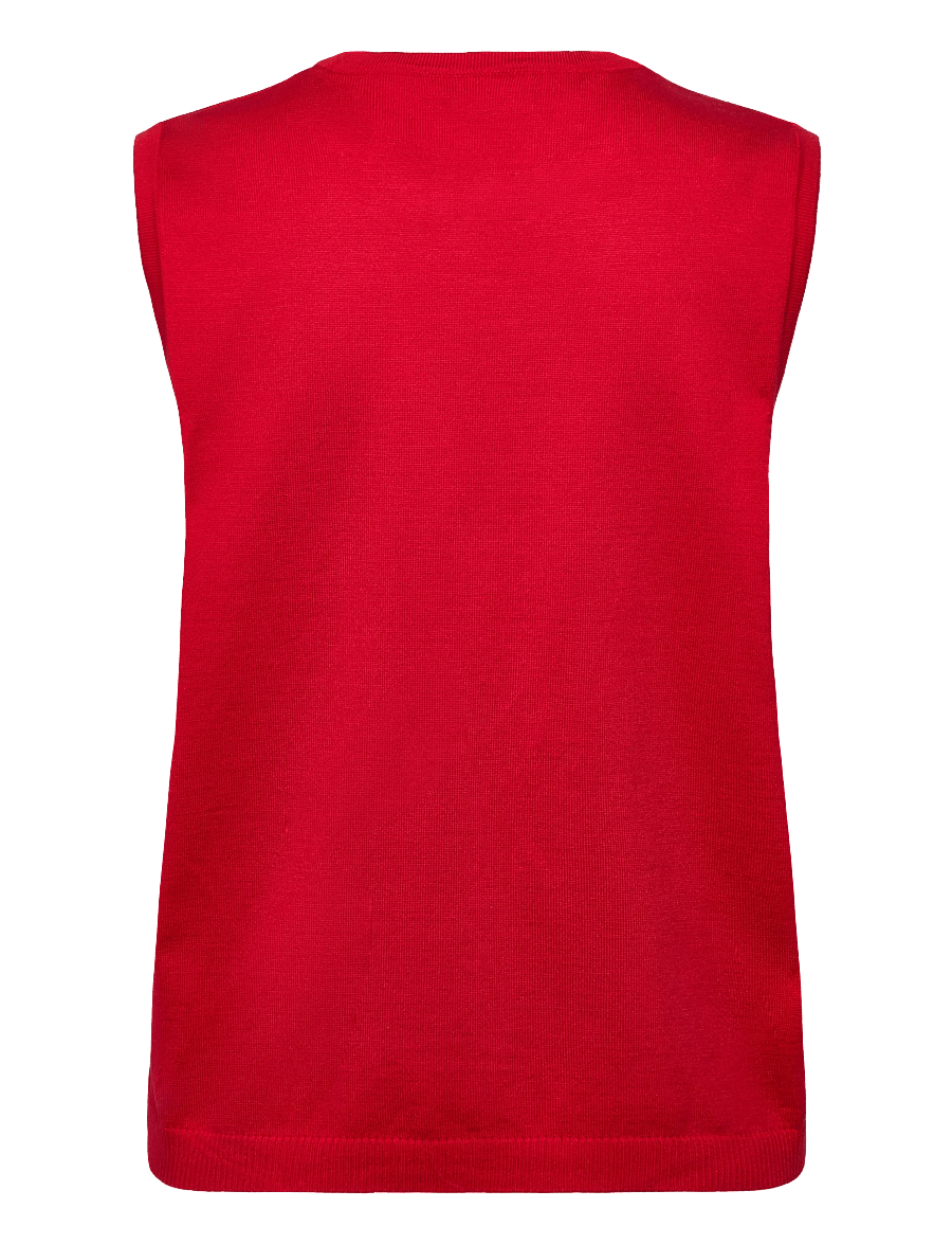 Saint Tropez - MilaSZ Vest - knitted vests - racing red - 1