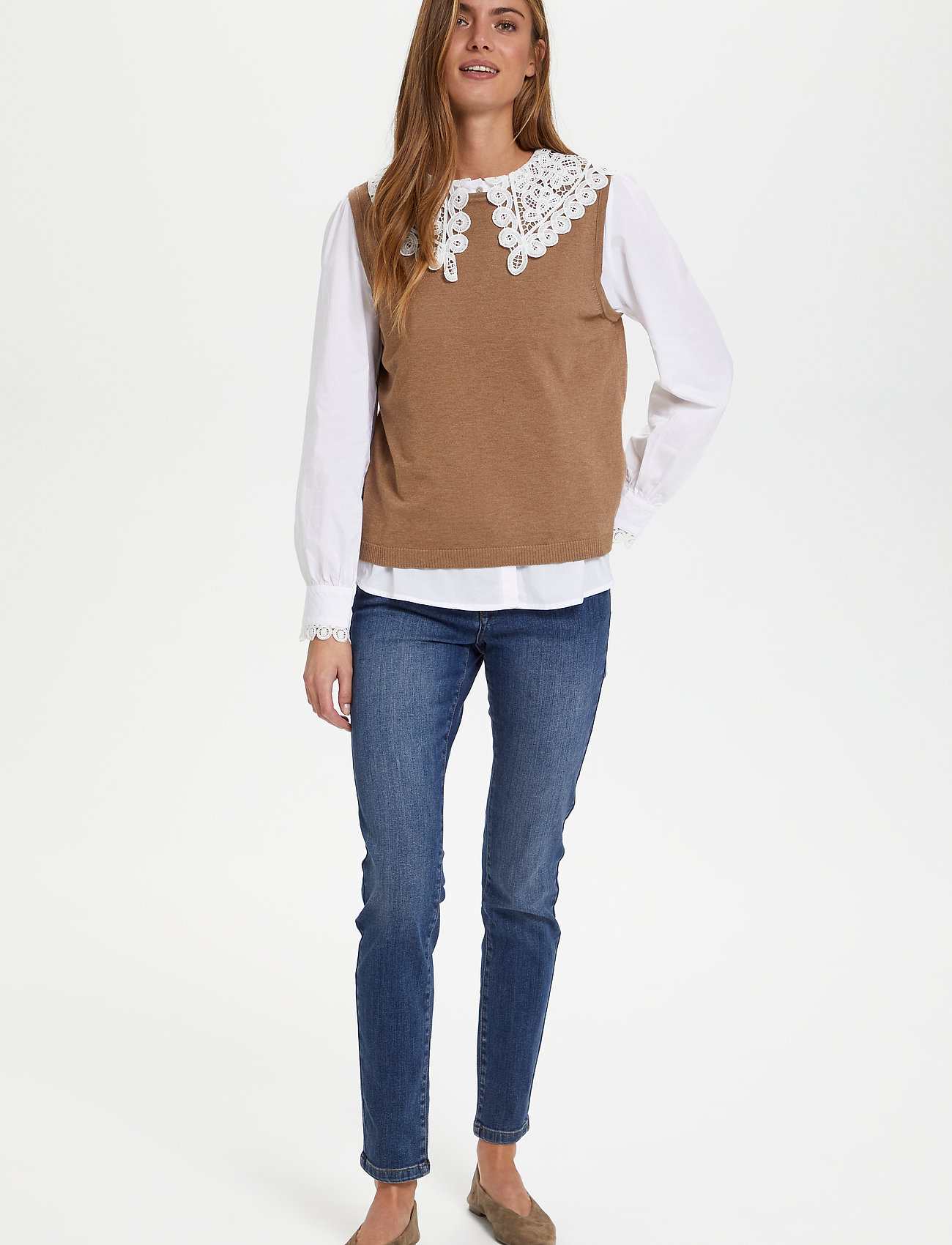 Saint Tropez - MilaSZ Vest - lägsta priserna - tiger's eye melange - 3