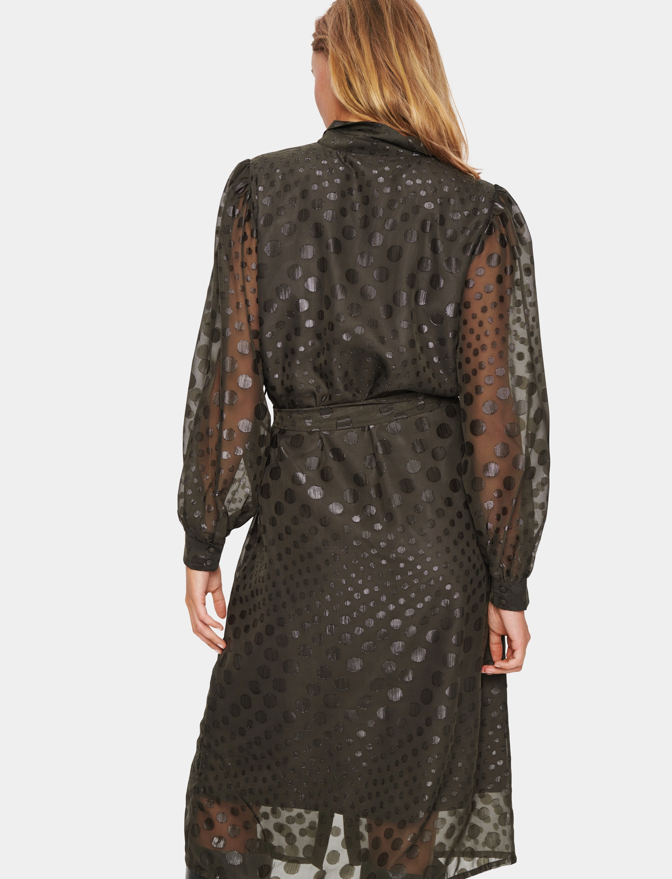Saint Tropez - JeaneSZ Dress - skjortekjoler - raven - 4