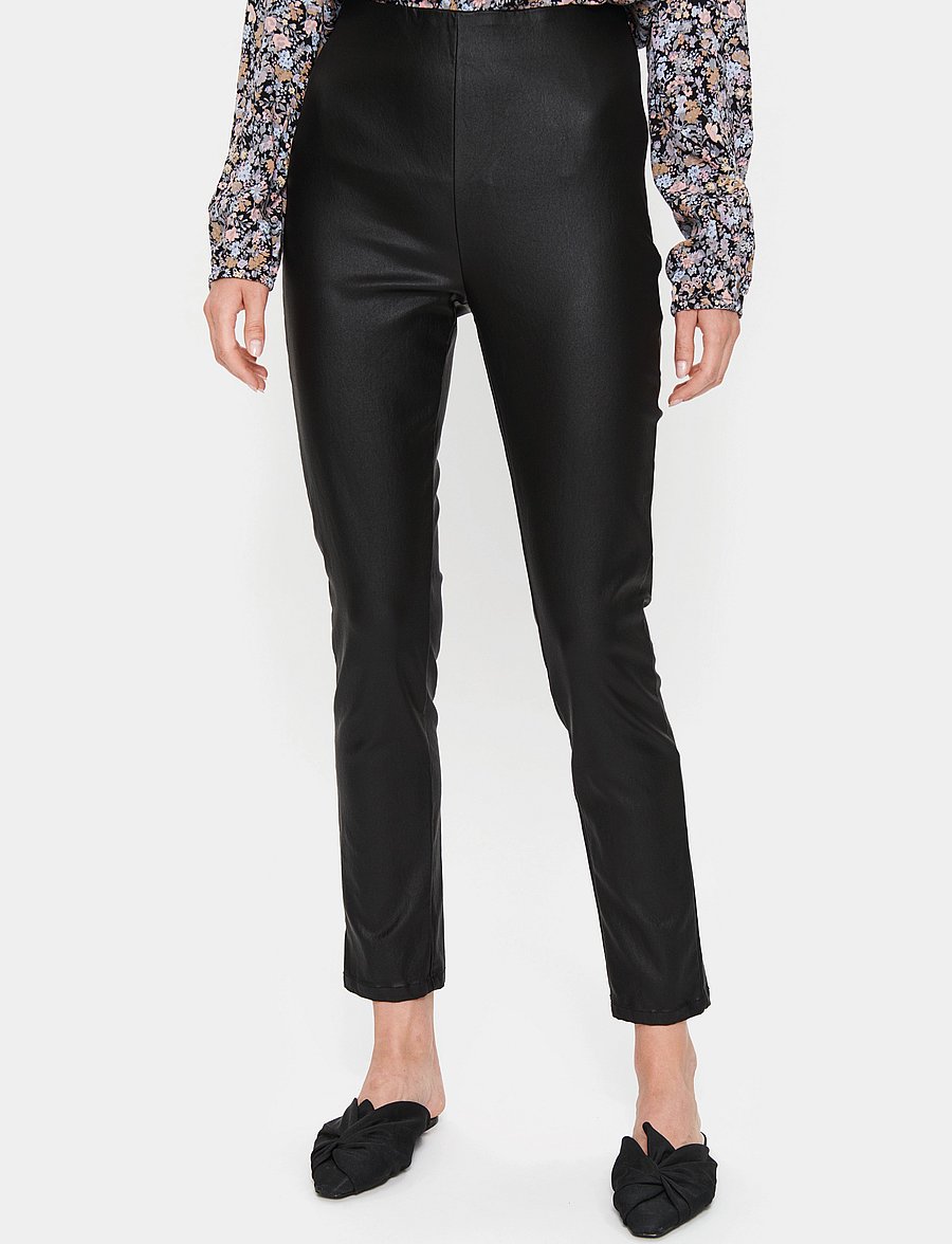 Saint Tropez - JoridSZ Leggings - nahkpüksid - black - 0