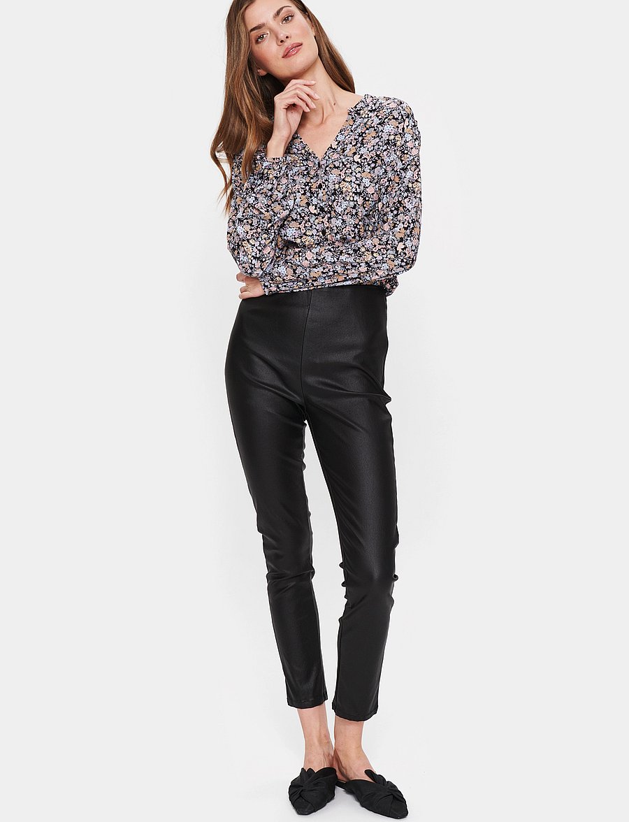 Saint Tropez - JoridSZ Leggings - nahkpüksid - black - 3