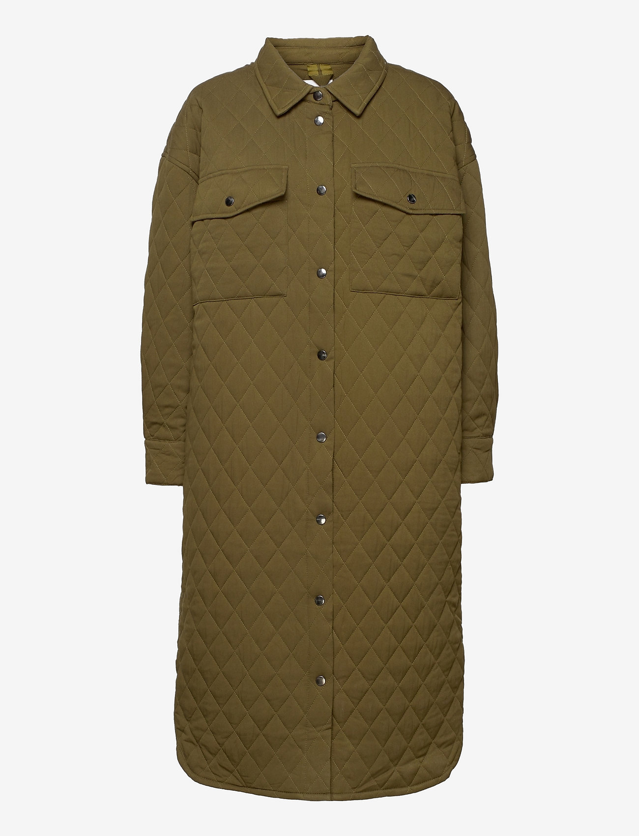 Saint Tropez - KennaSZ Jacket - forårsjakker - dark olive - 0