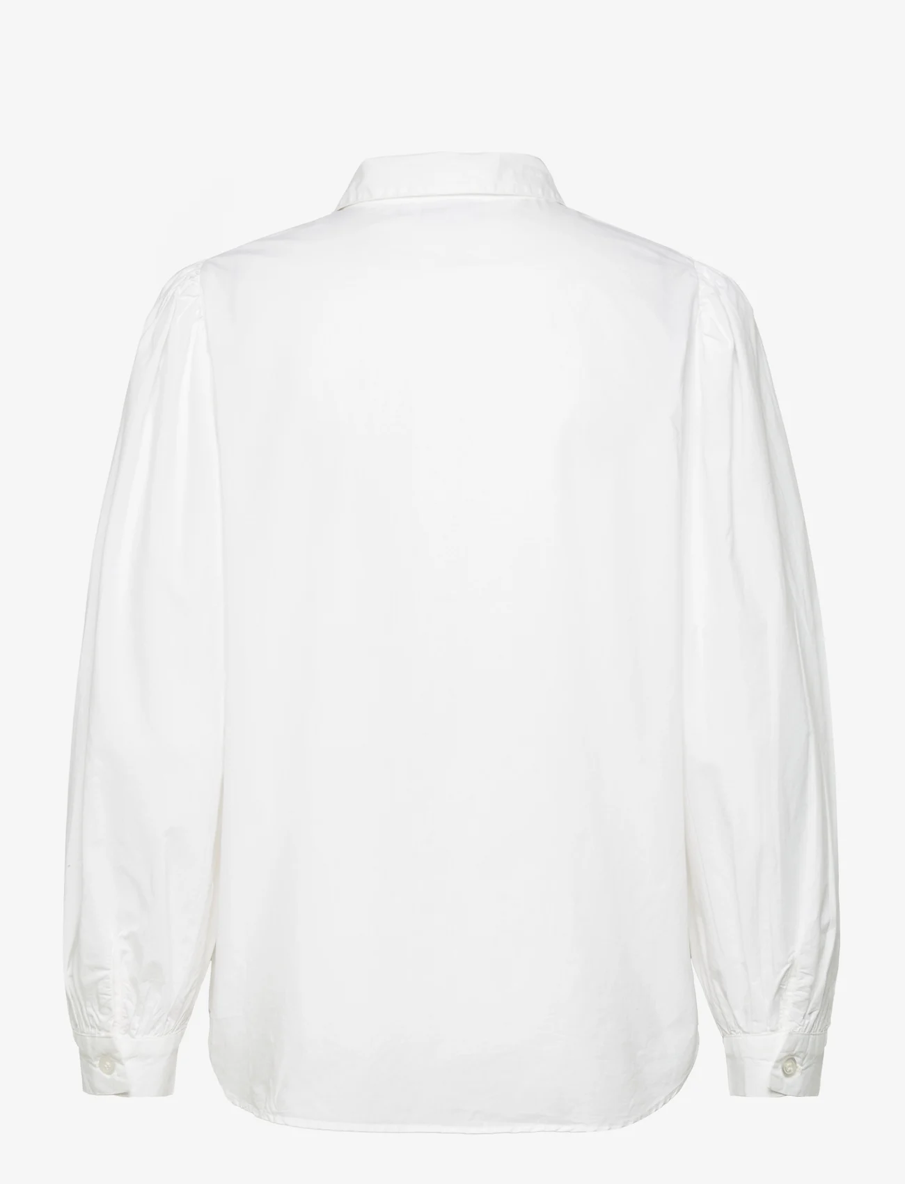 Saint Tropez - KecelinSZ Shirt - långärmade blusar - bright white - 1