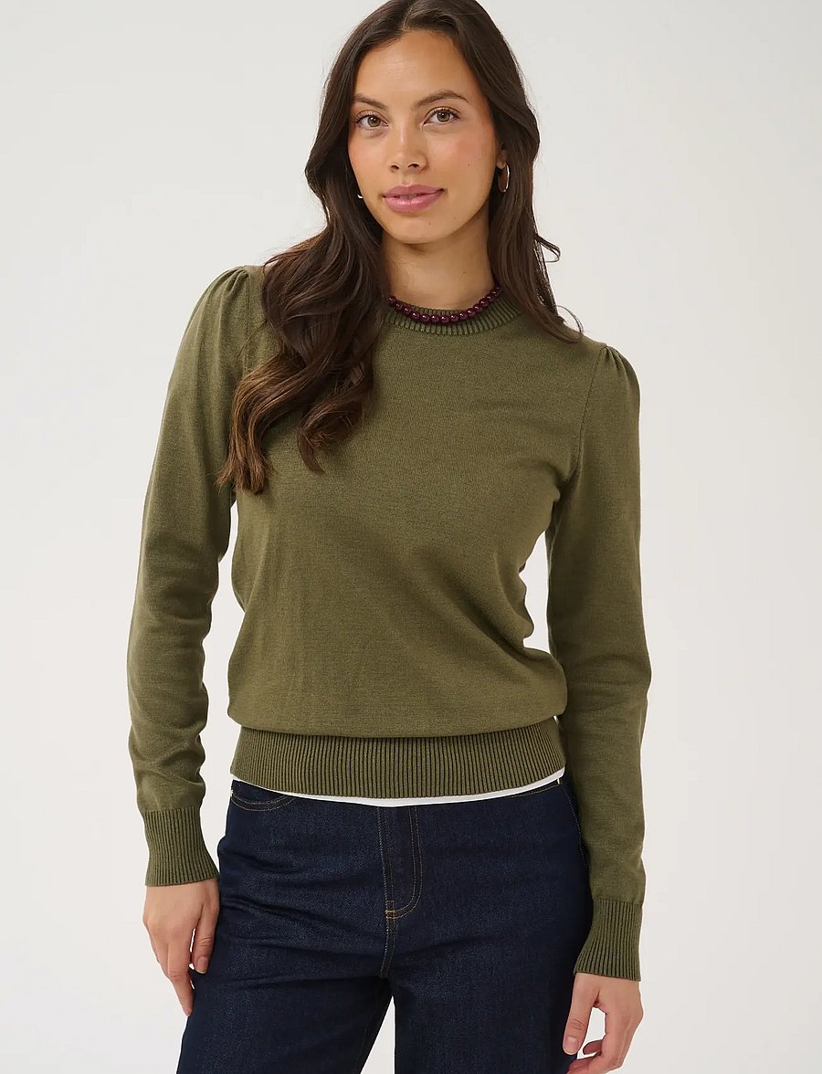 Saint Tropez - MilaSZ Pullover - pullover - four leaf clover melange - 0