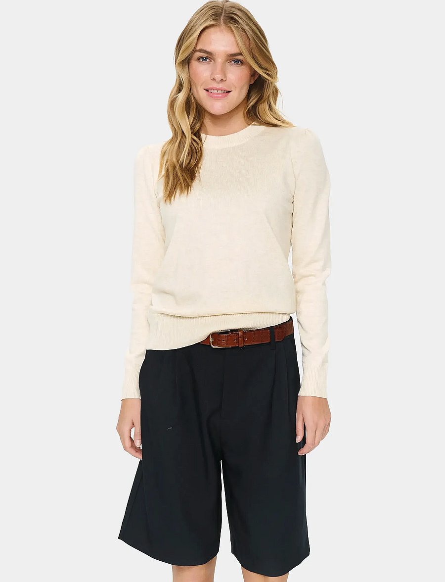 Saint Tropez - MilaSZ Pullover - megztiniai - brown rice melange - 0