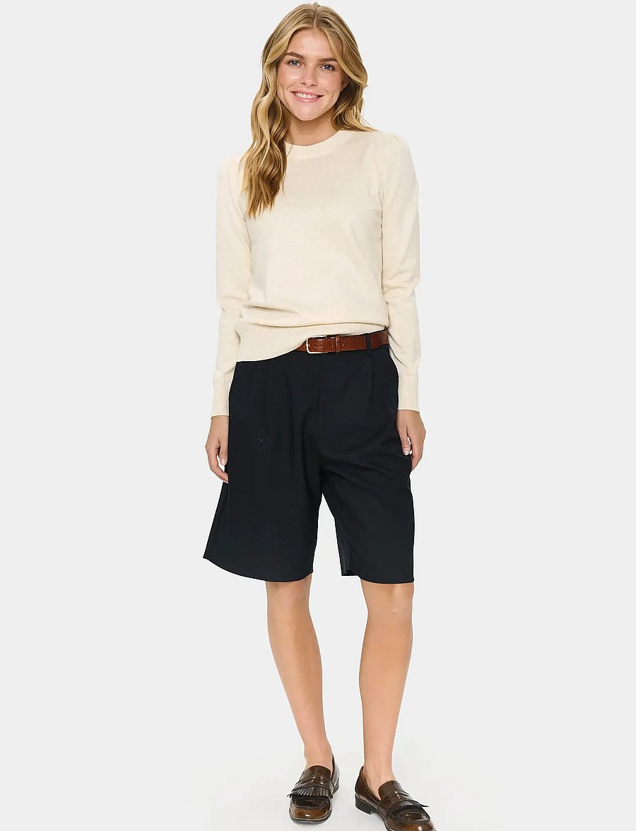 Saint Tropez - MilaSZ Pullover - megztiniai - brown rice melange - 3