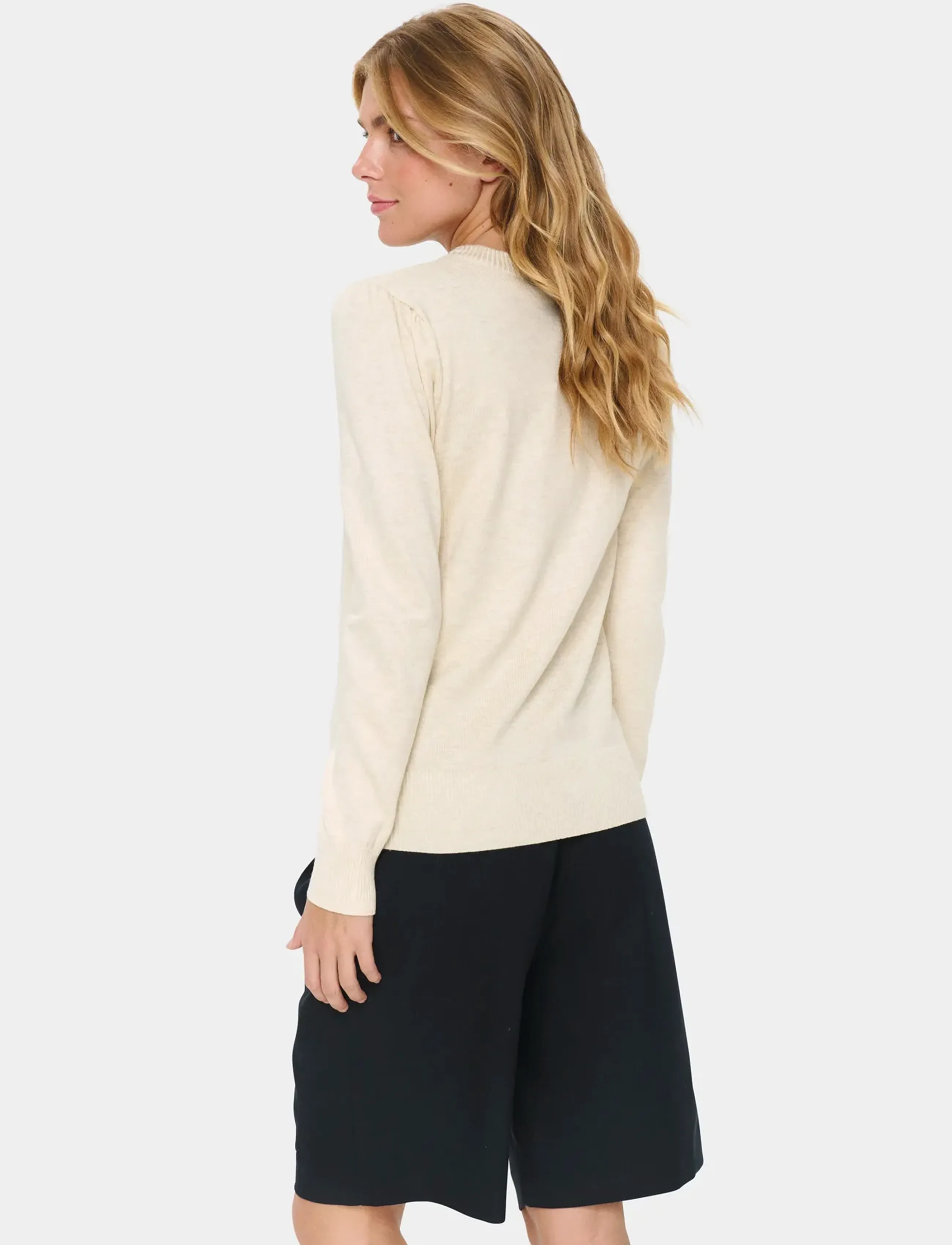 Saint Tropez - MilaSZ Pullover - madalaimad hinnad - brown rice melange - 4