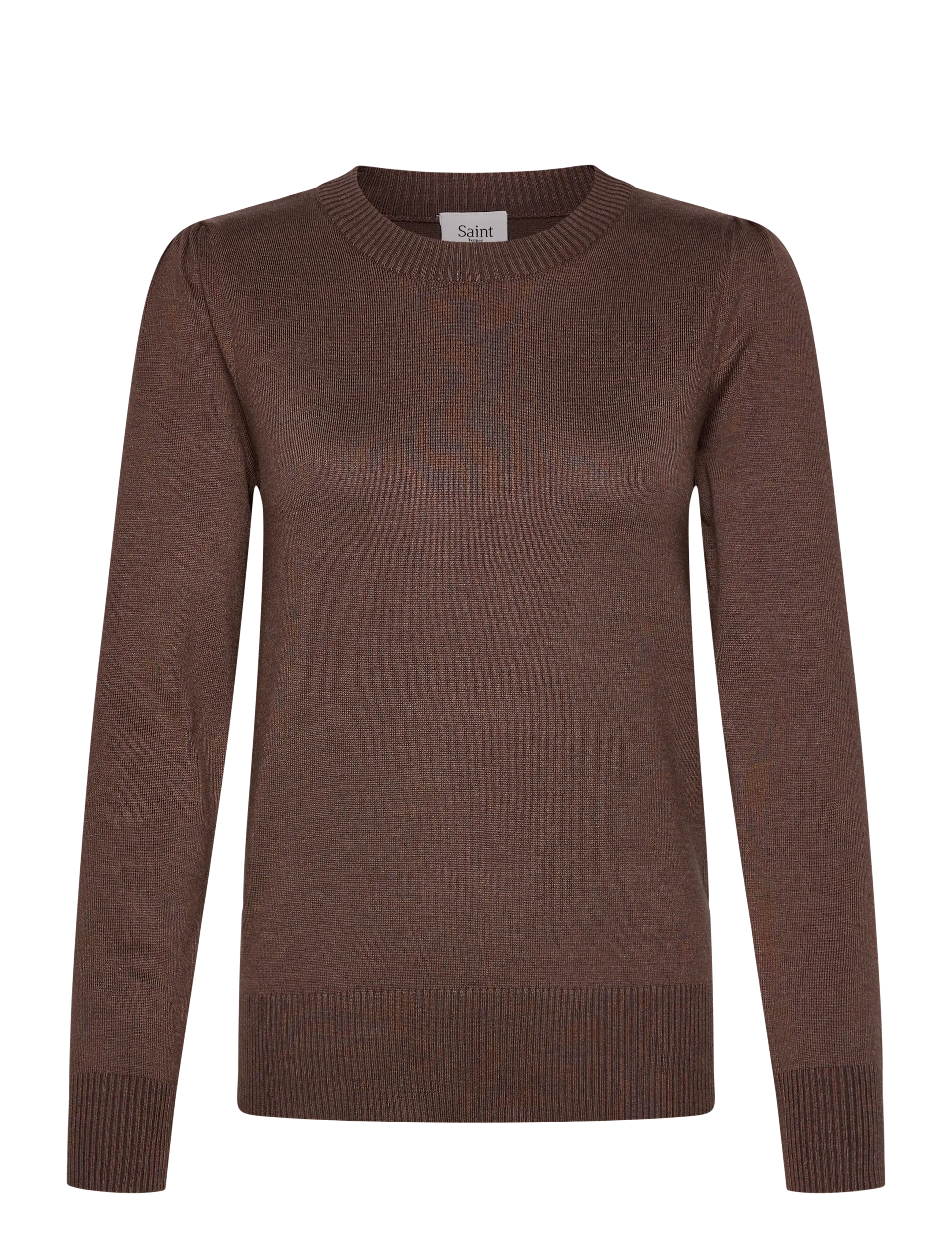 Saint Tropez MilaSZ Pullover - Kleidung - FONDUE FUDGE MELANGE / brown