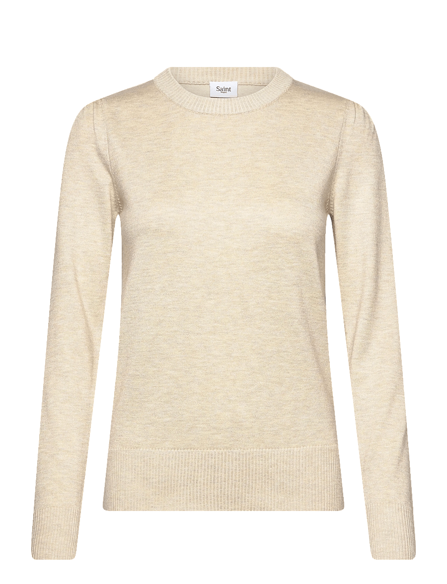 Saint Tropez - MilaSZ Pullover - stickade tröjor - jojoba melange - 0