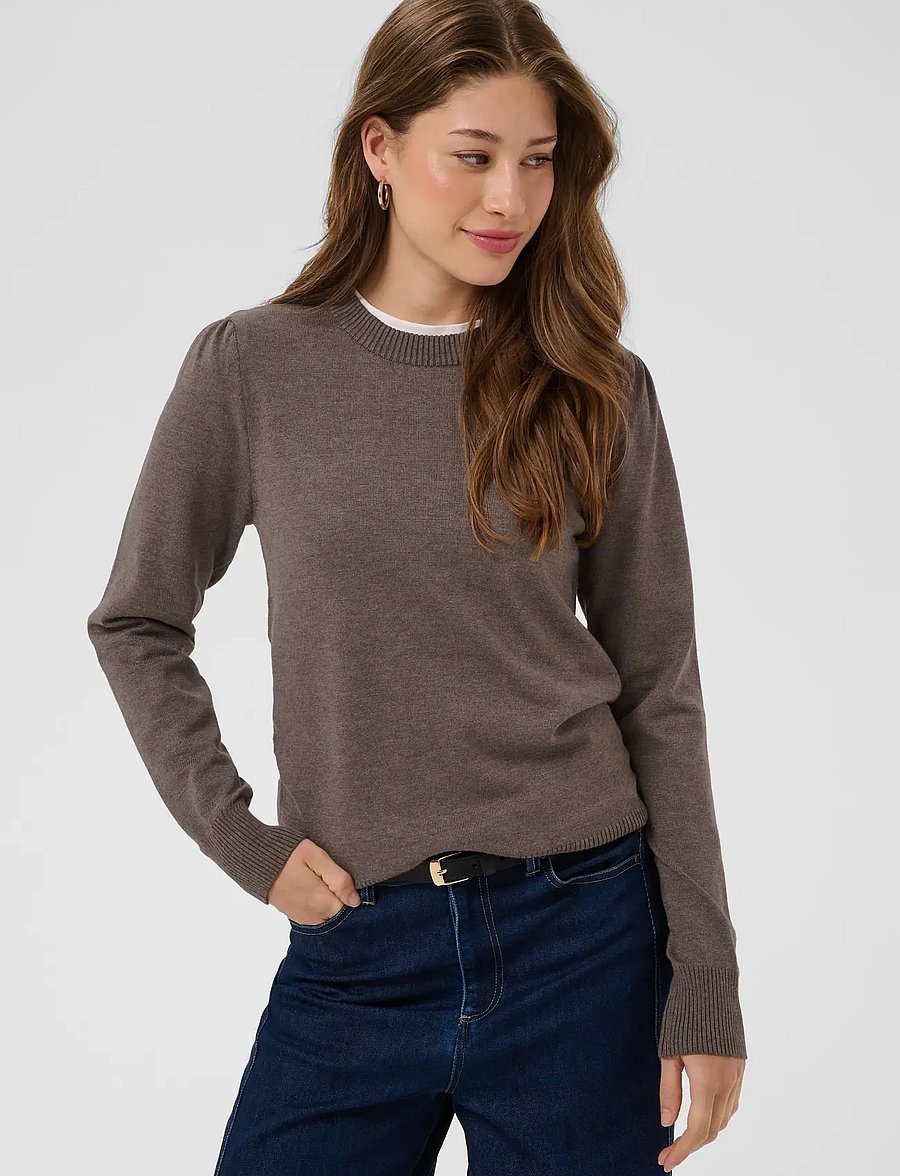 Saint Tropez - MilaSZ Pullover - pullover - mink melange - 0