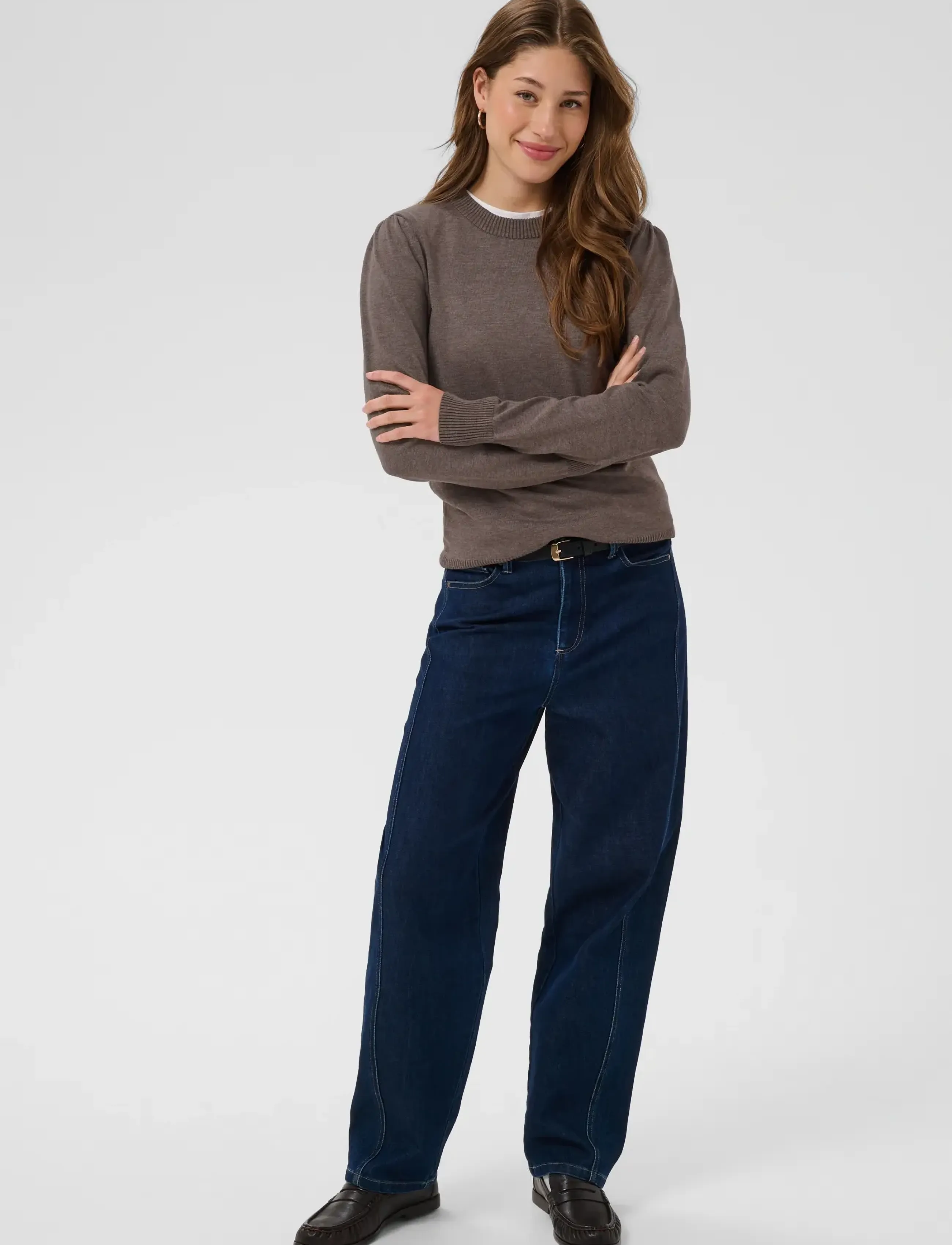 Saint Tropez - MilaSZ Pullover - jumpers - mink melange - 3