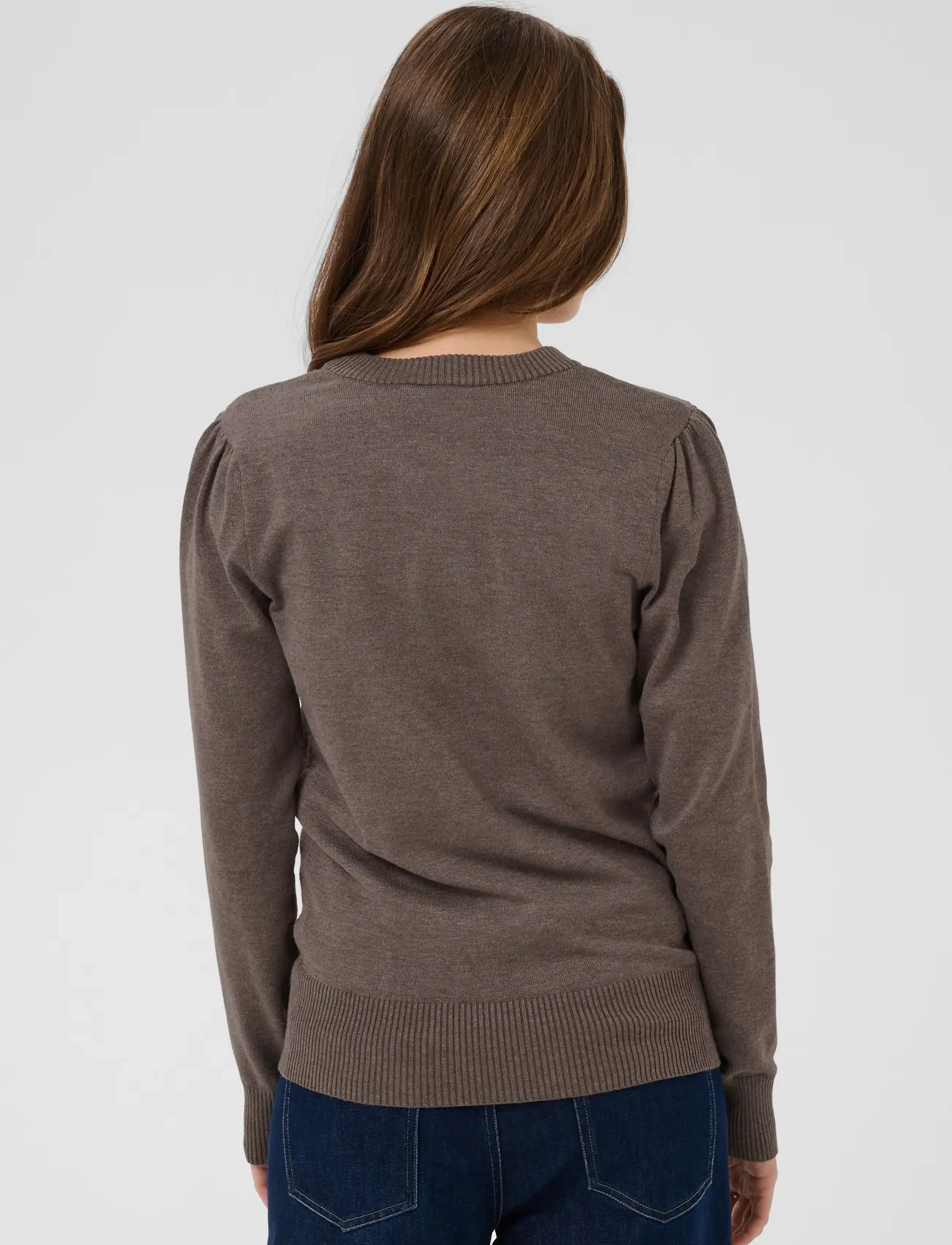 Saint Tropez - MilaSZ Pullover - jumpers - mink melange - 4