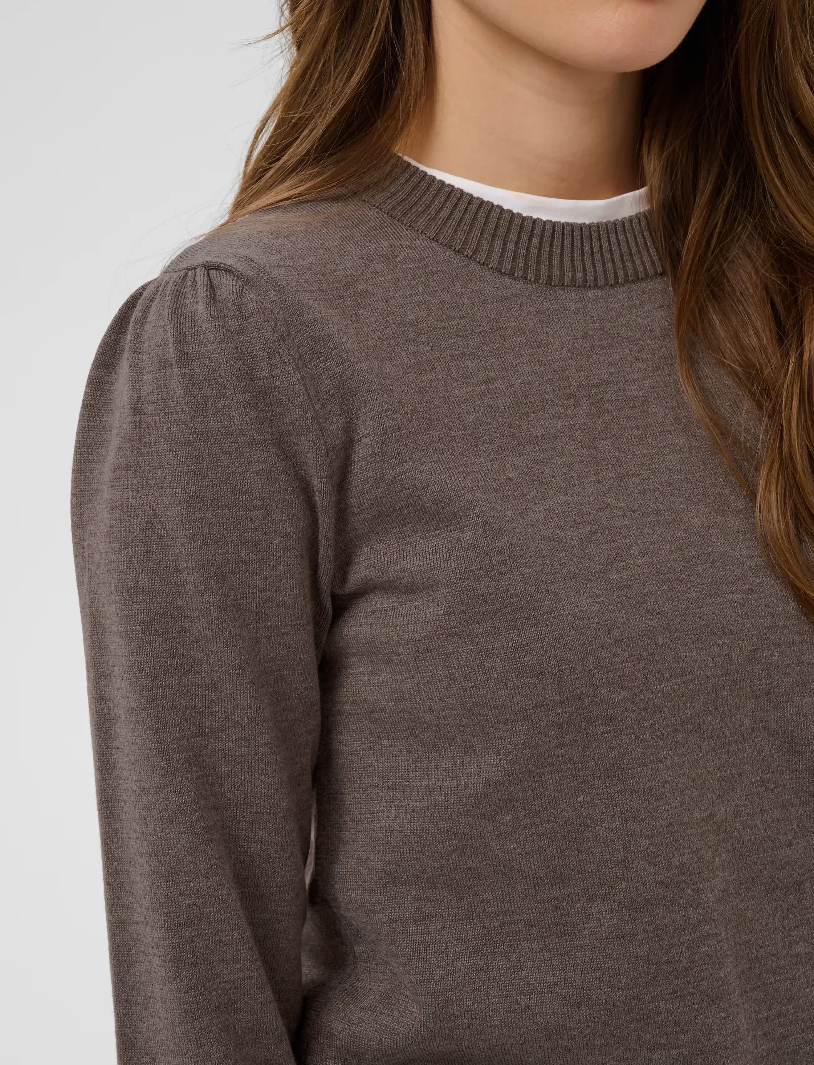 Saint Tropez - MilaSZ Pullover - jumpers - mink melange - 5