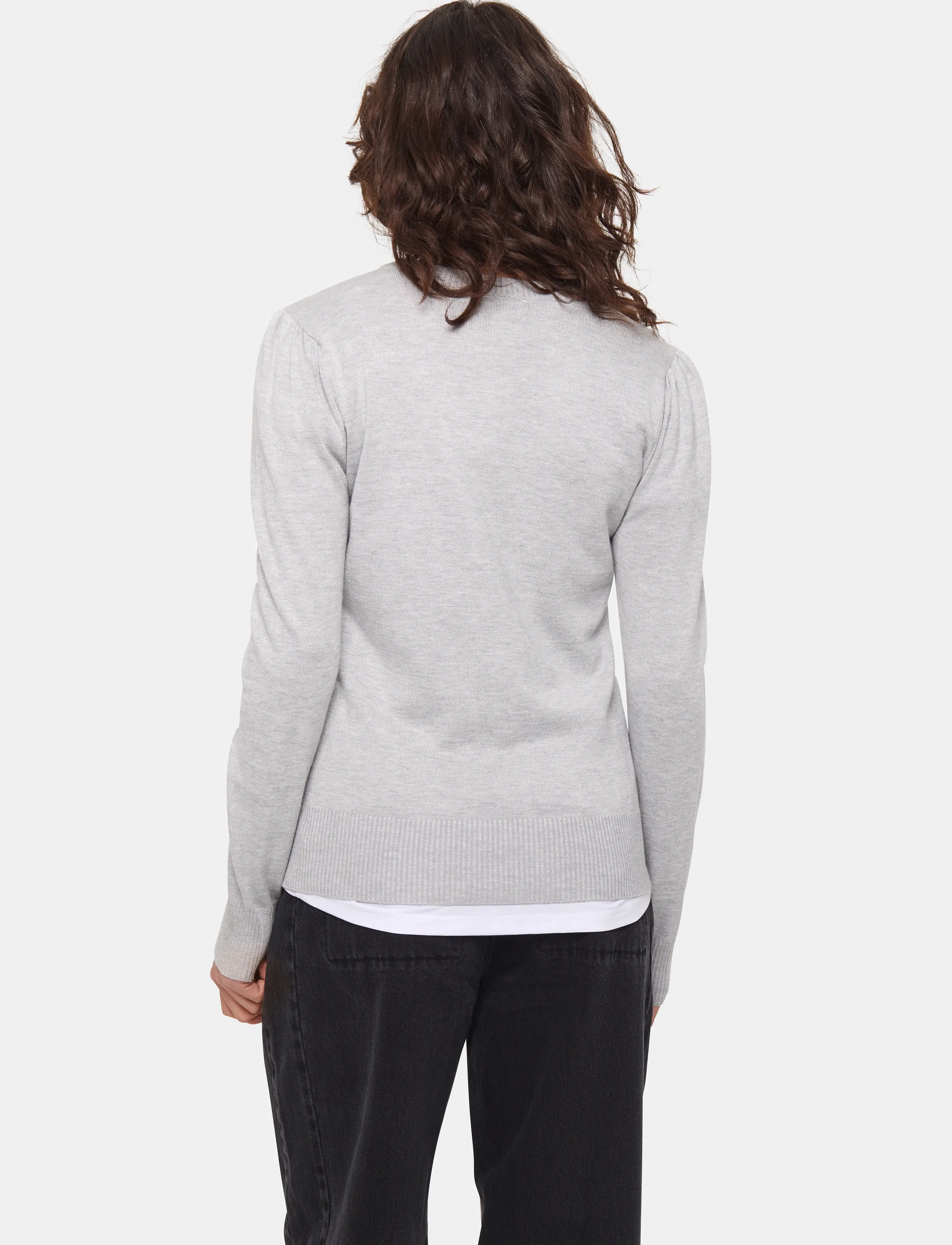 Saint Tropez - MilaSZ Pullover - madalaimad hinnad - pearl grey mel - 4
